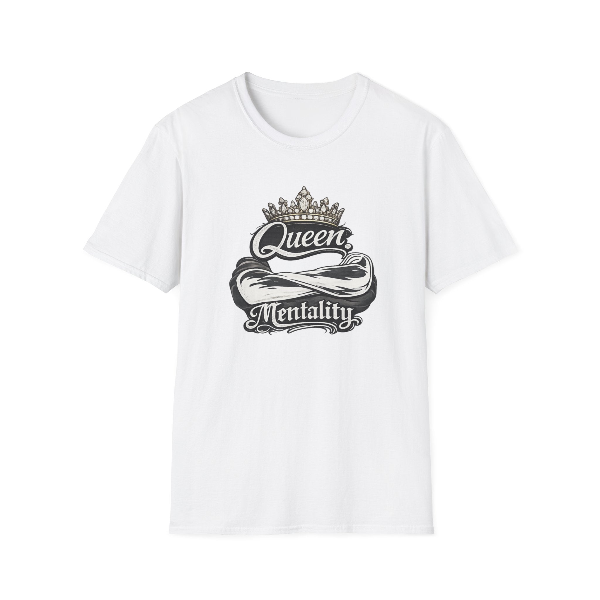 Queen Mentality T-Shirt – Crown Graphic Tee for Confident Women