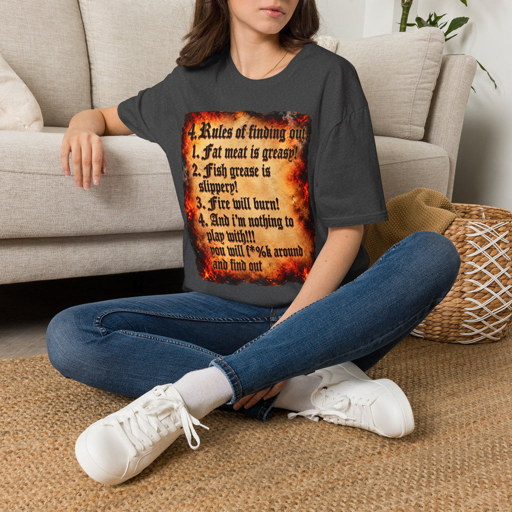 4 Rules of Finding Out Graphic T-Shirt
