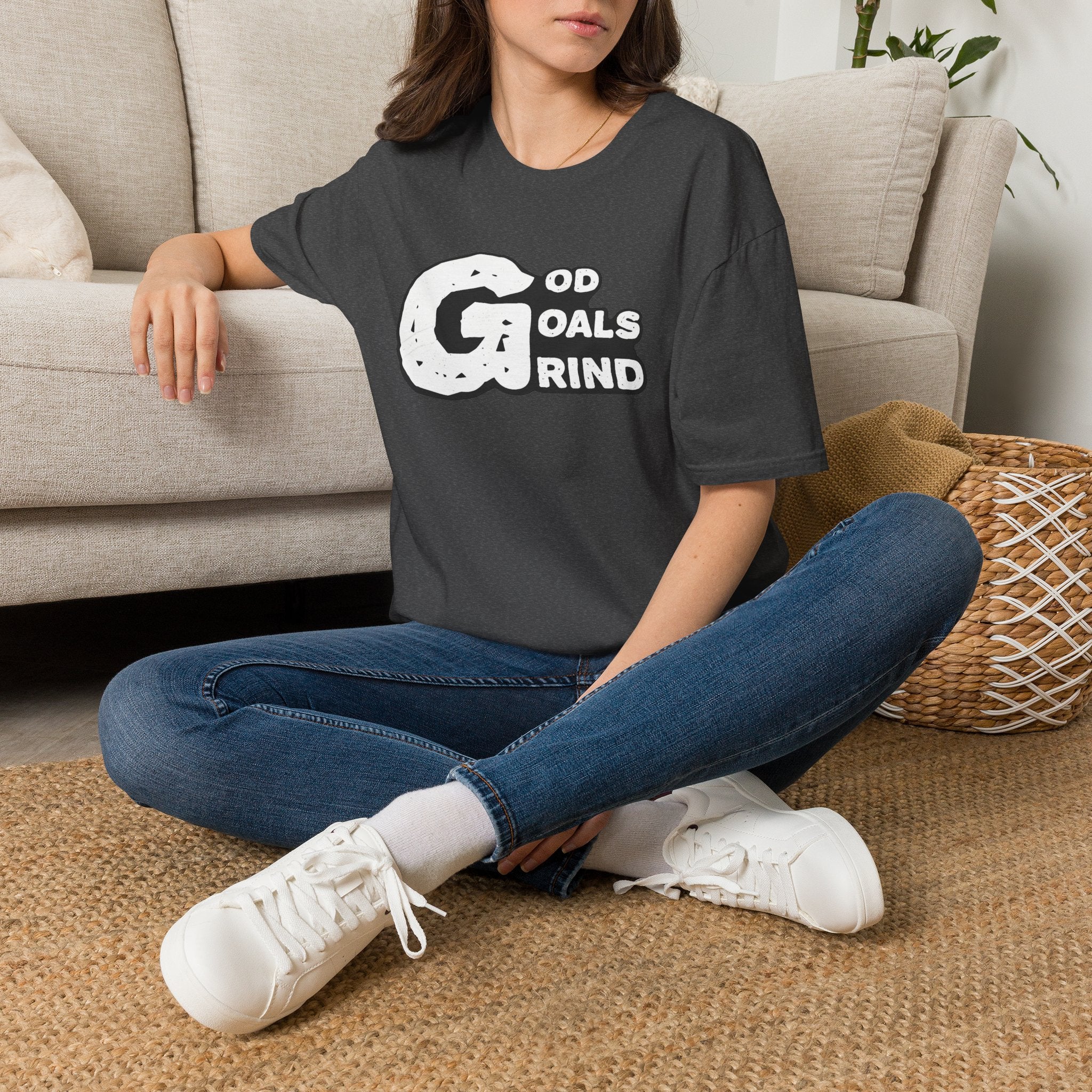 God, Goals, Grind Graphic T-Shirt