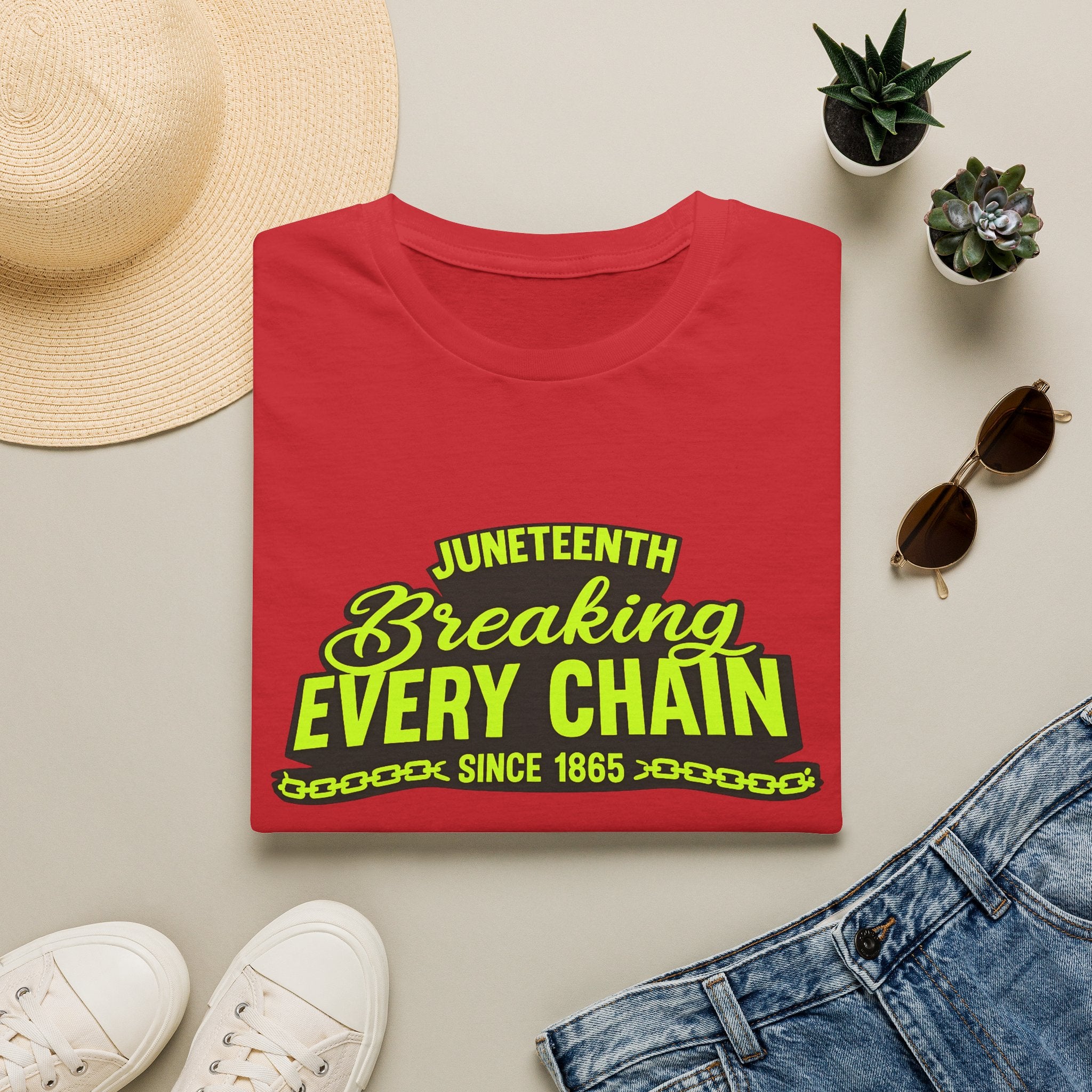 Juneteenth – Breaking Every Chain Since 1865 Graphic T-Shirt