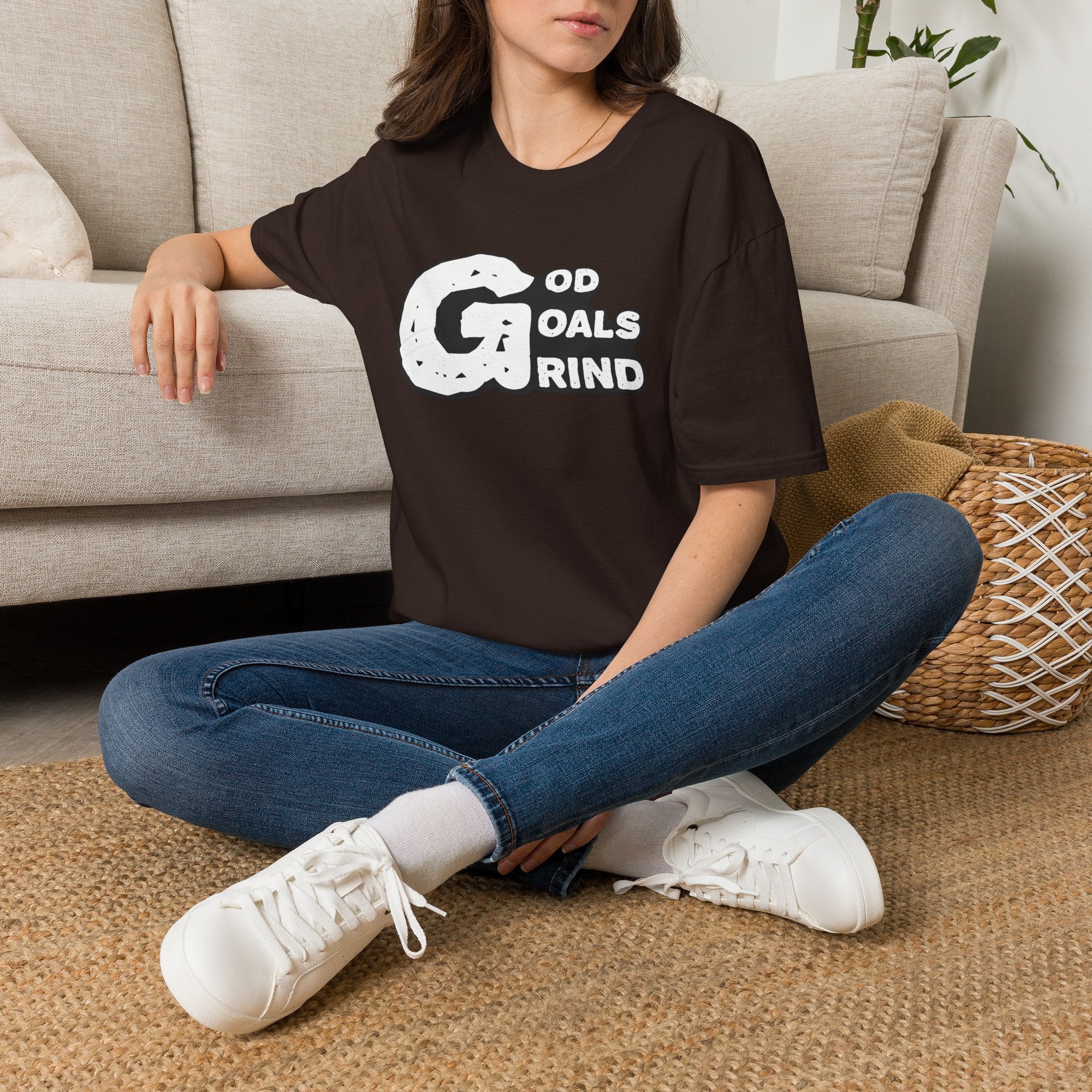 God, Goals, Grind Graphic T-Shirt