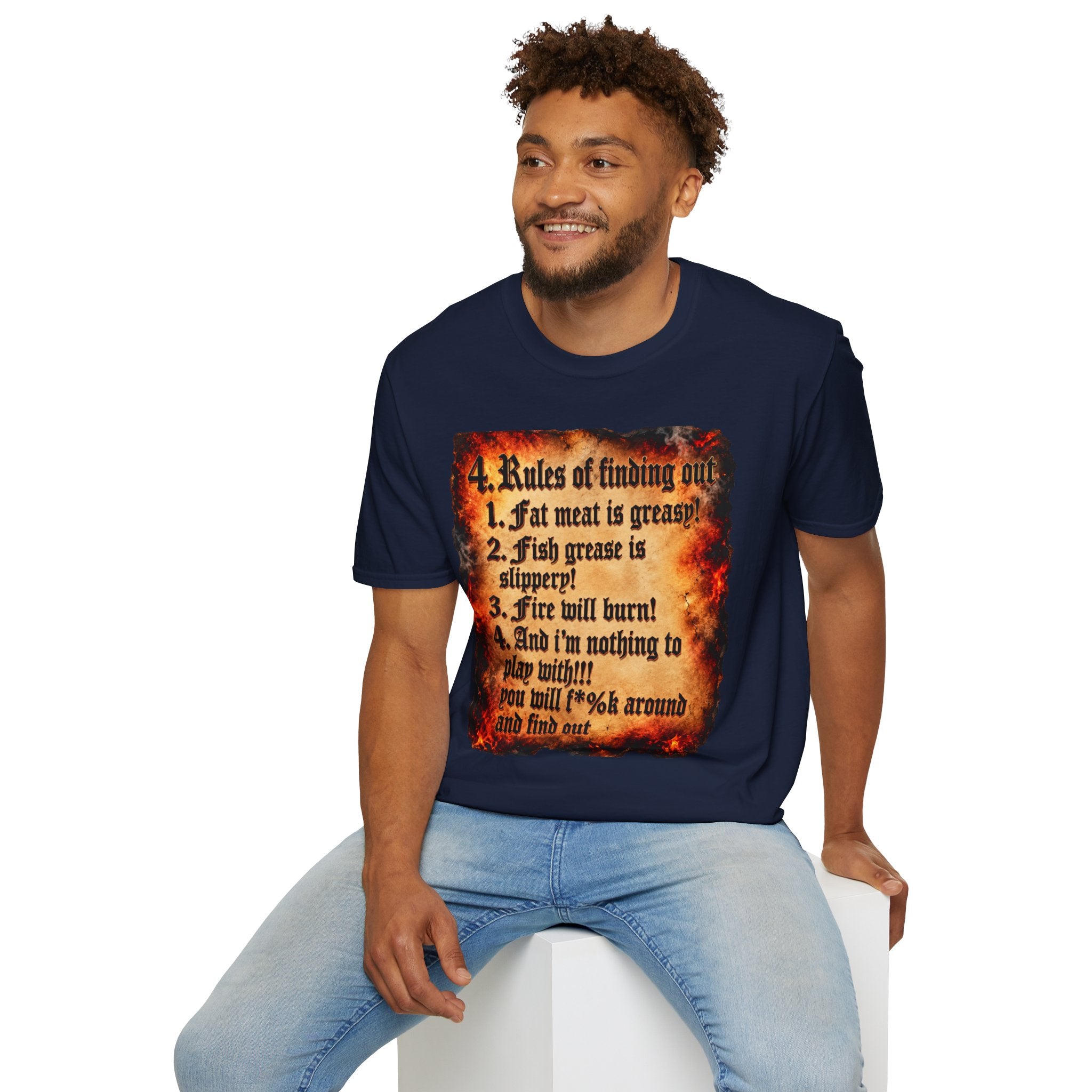 4 Rules of Finding Out Graphic T-Shirt