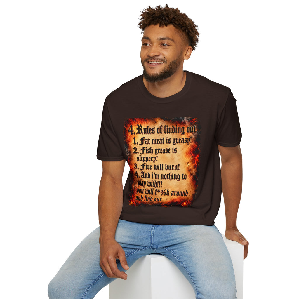 4 Rules of Finding Out Graphic T-Shirt