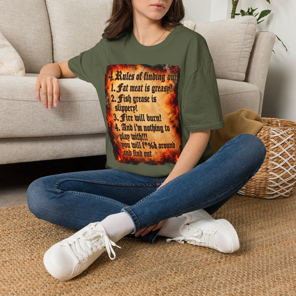 4 Rules of Finding Out Graphic T-Shirt