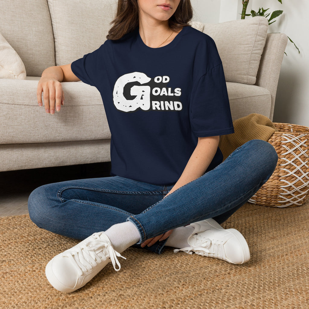 God, Goals, Grind Graphic T-Shirt
