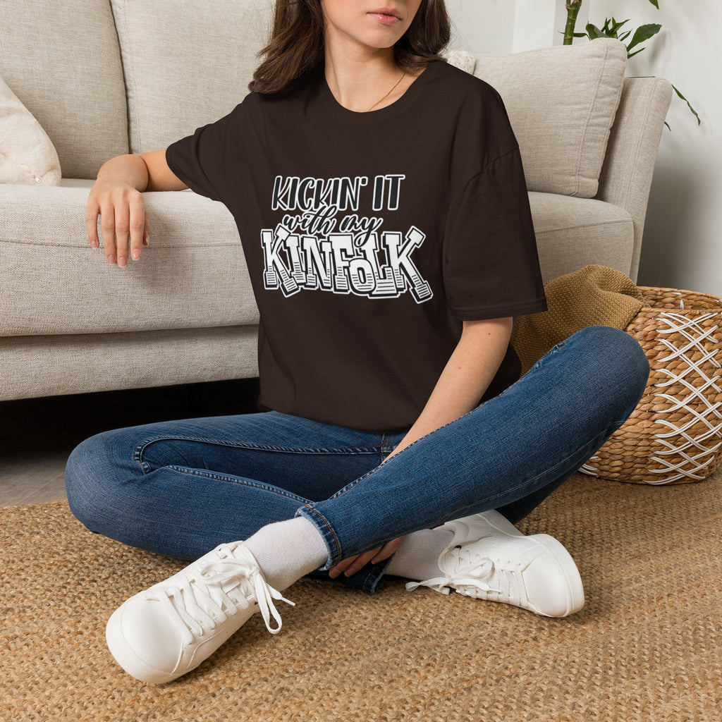 Kinfolk Family T-Shirt — "Kickin It With My Kinfolk"