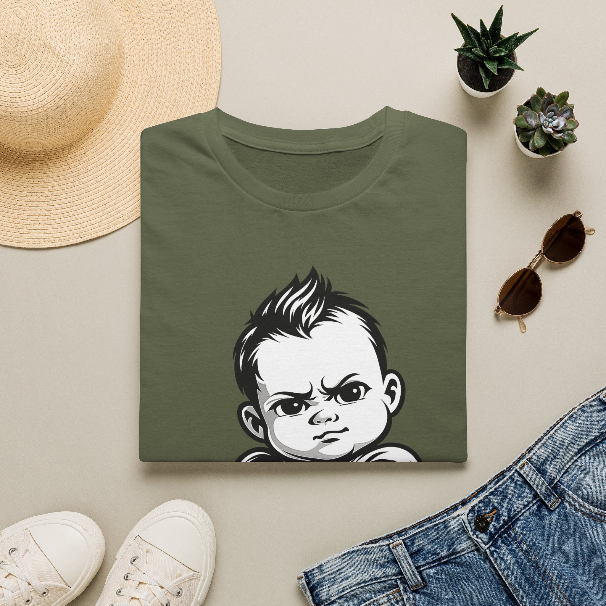 Baby Boss Arm Fold Graphic Tee