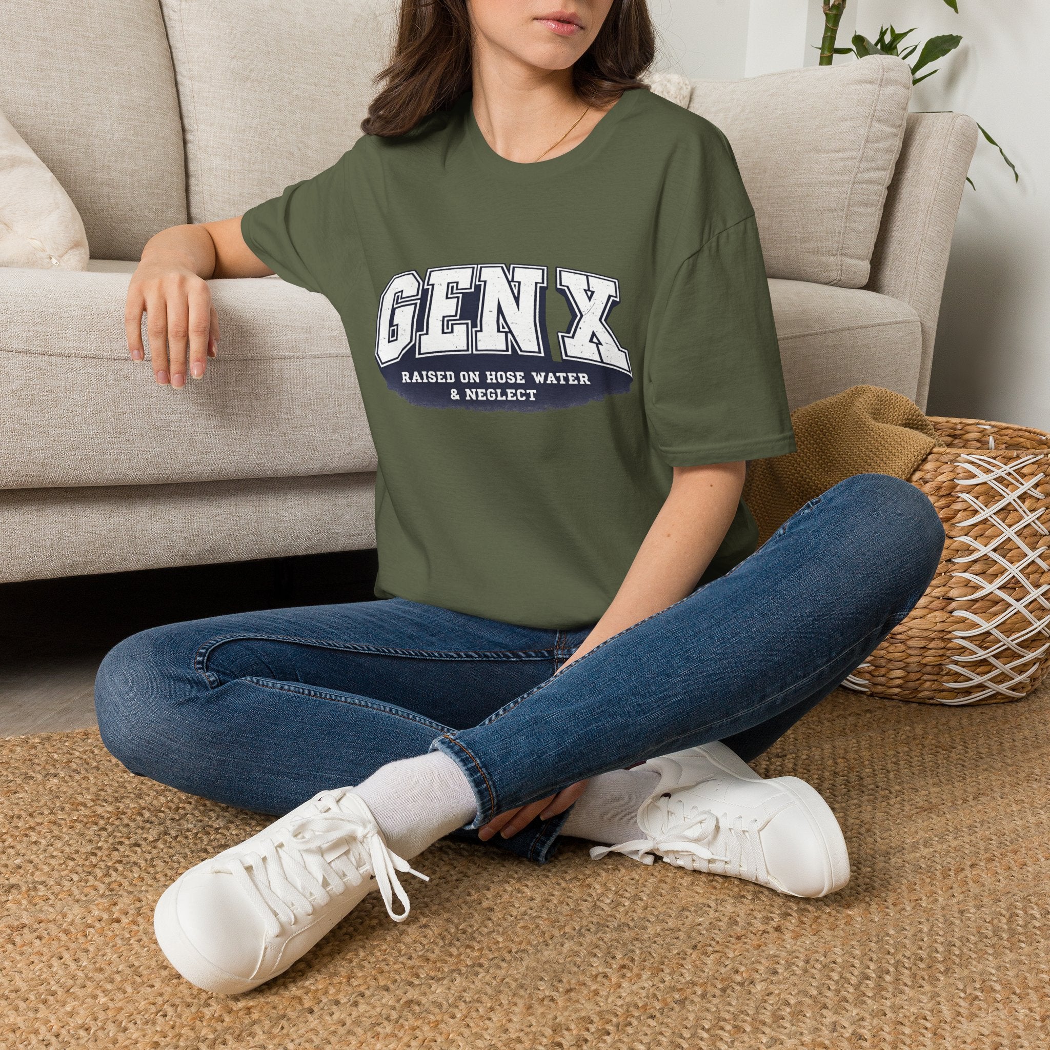 Gen X – Raised on Hose Water & Neglect Graphic T-Shirt