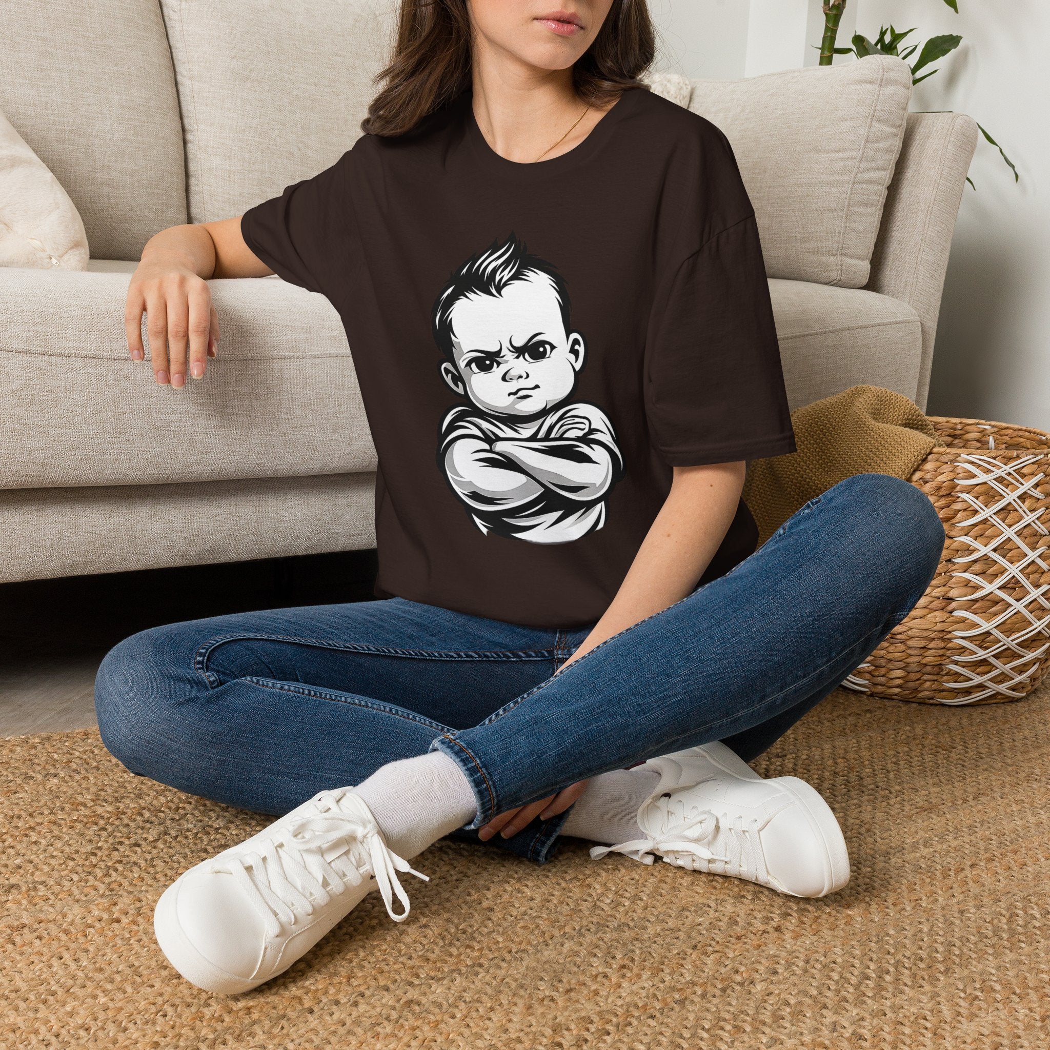 Baby Boss Arm Fold Graphic Tee