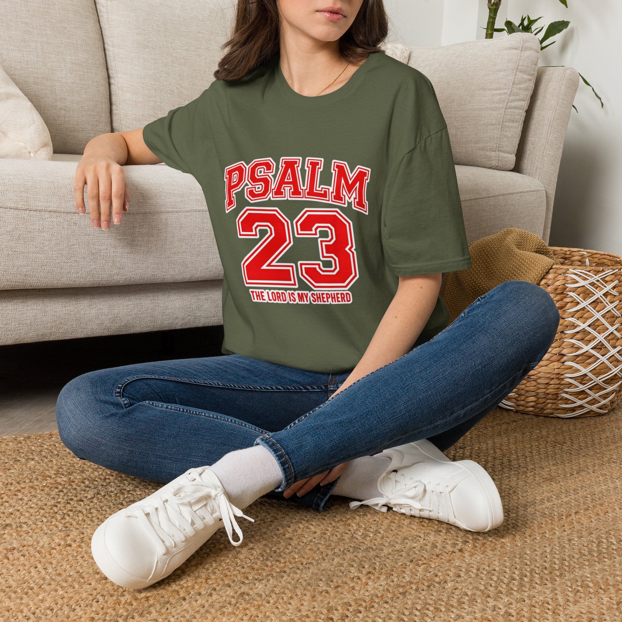 Psalm 23 T-Shirt — Inspirational Christian Faith Tee