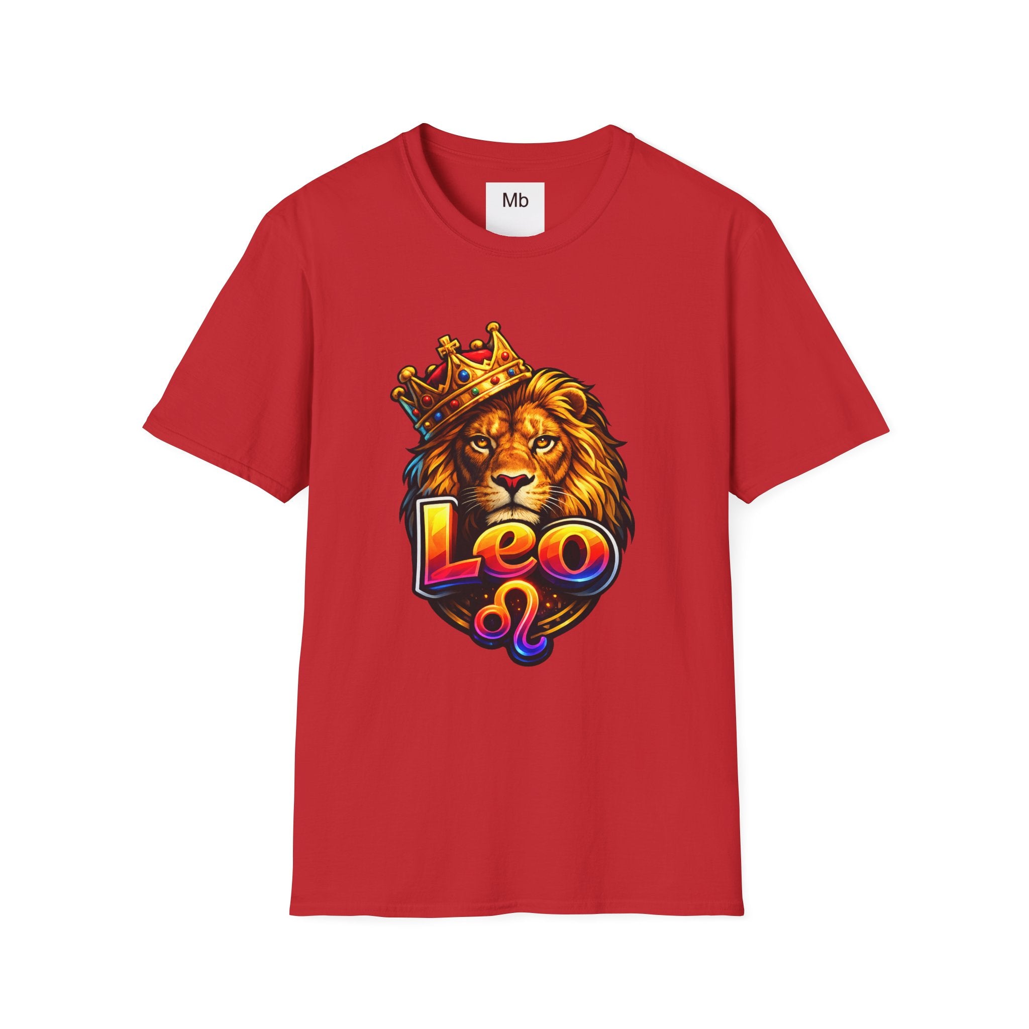 Leo King Graphic T-Shirt | Zodiac Lion Crown Tee