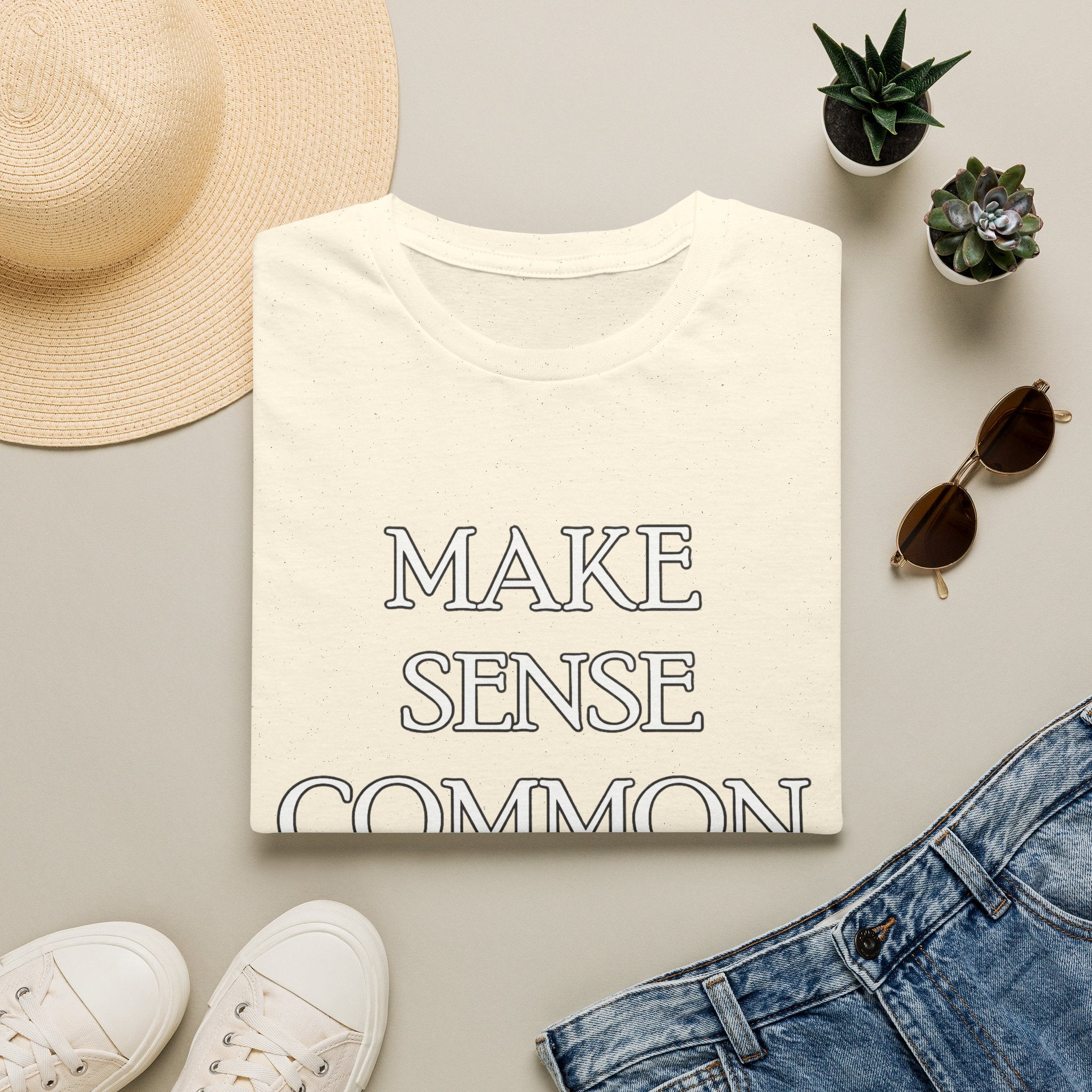 Make Sense Common Again Graphic Tee