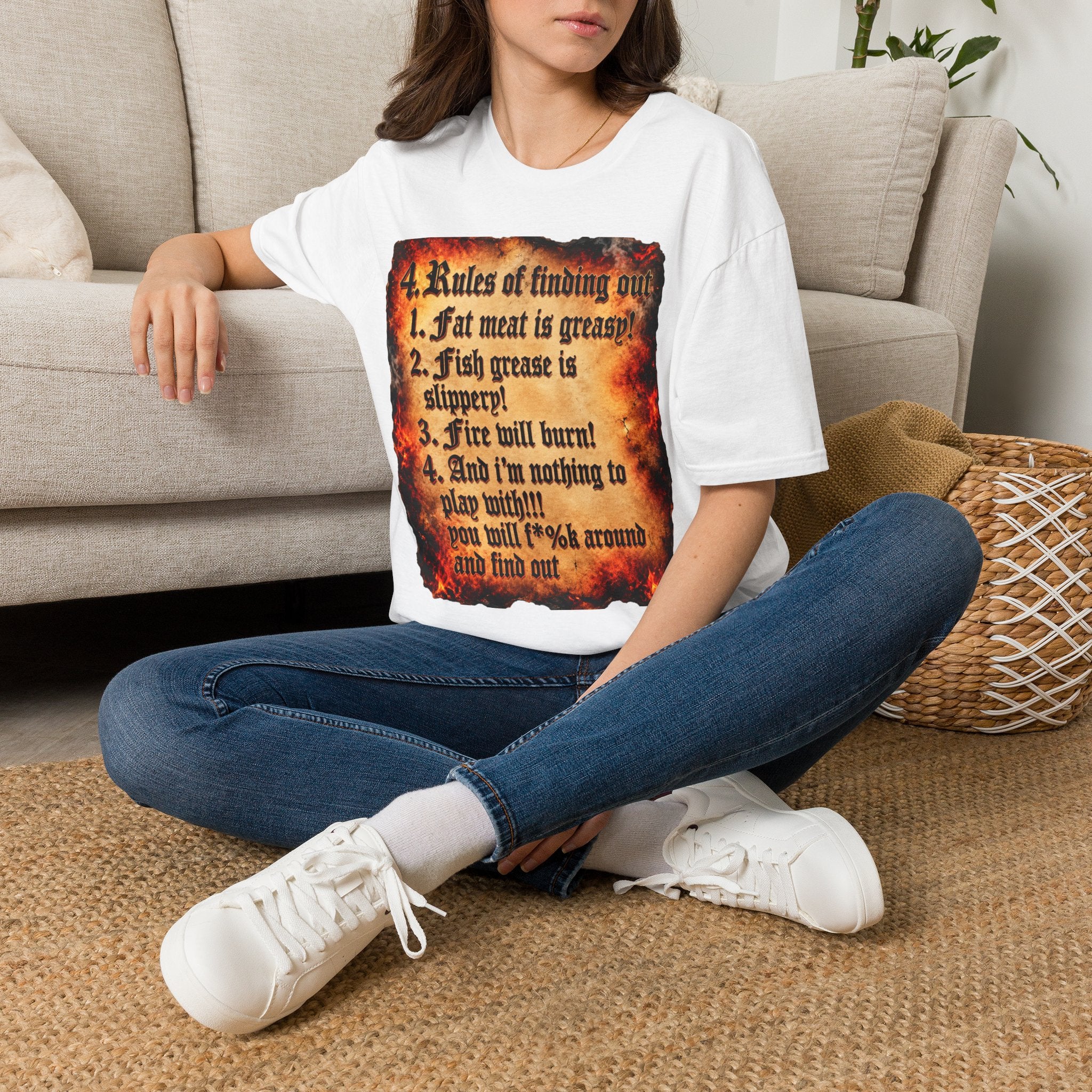 4 Rules of Finding Out Graphic T-Shirt