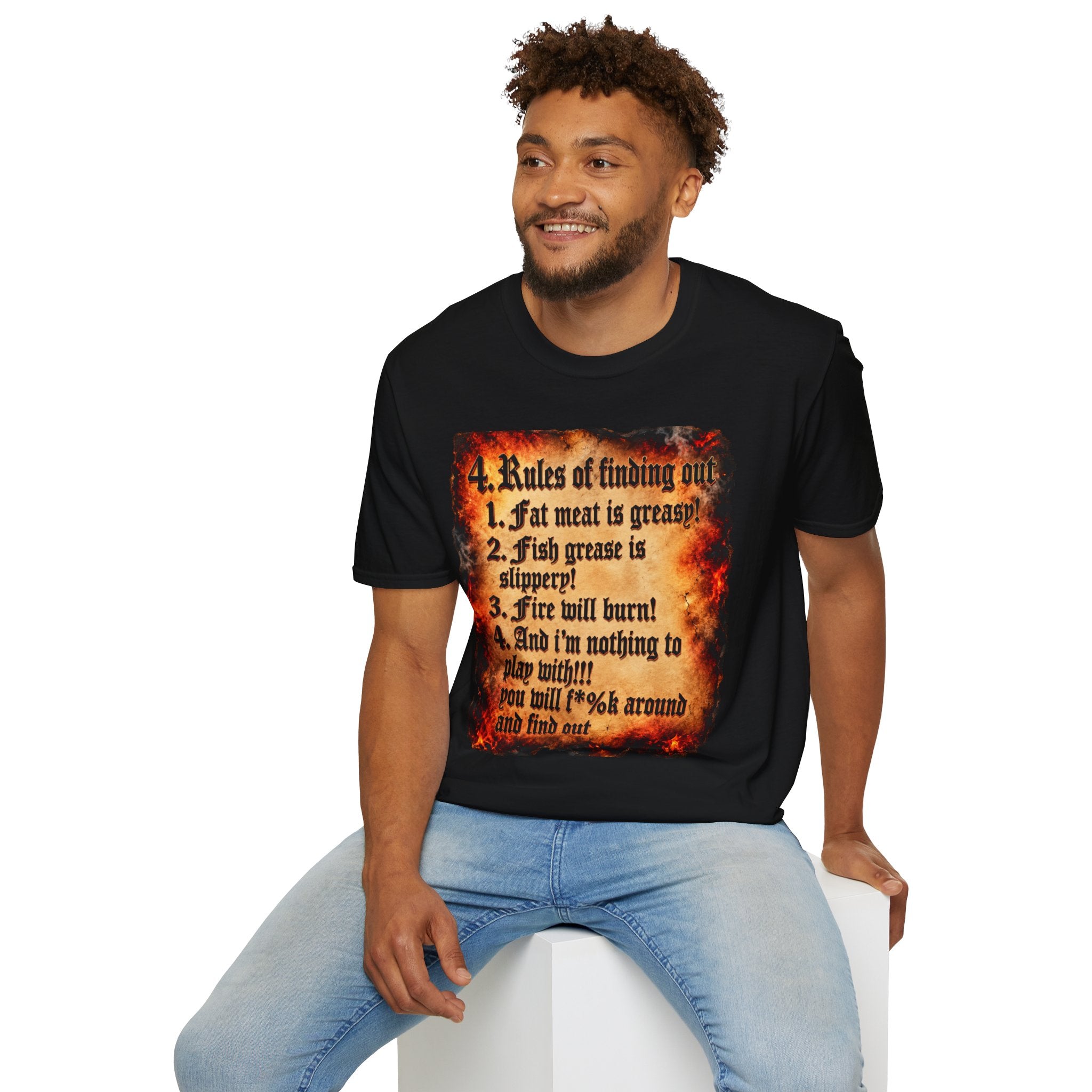 4 Rules of Finding Out Graphic T-Shirt