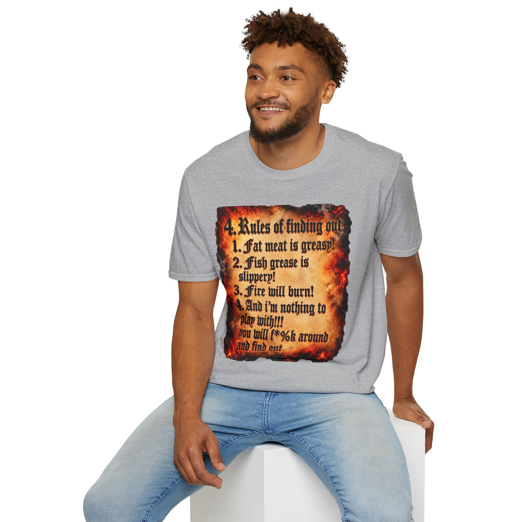 4 Rules of Finding Out Graphic T-Shirt