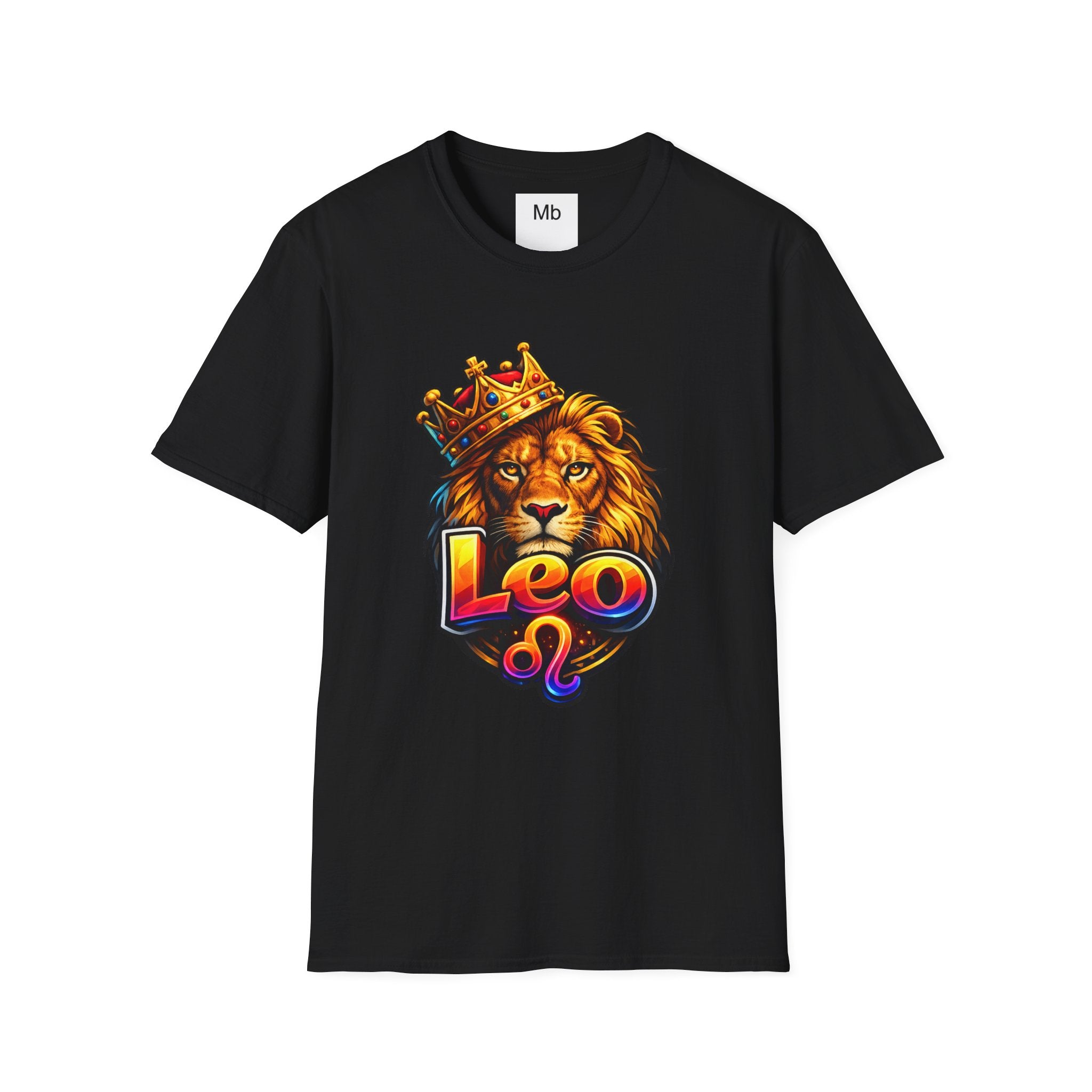 Leo King Graphic T-Shirt | Zodiac Lion Crown Tee