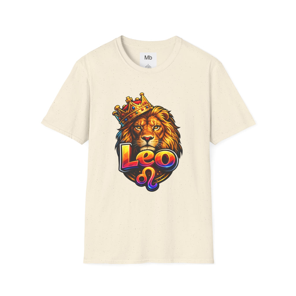 Leo King Graphic T-Shirt | Zodiac Lion Crown Tee