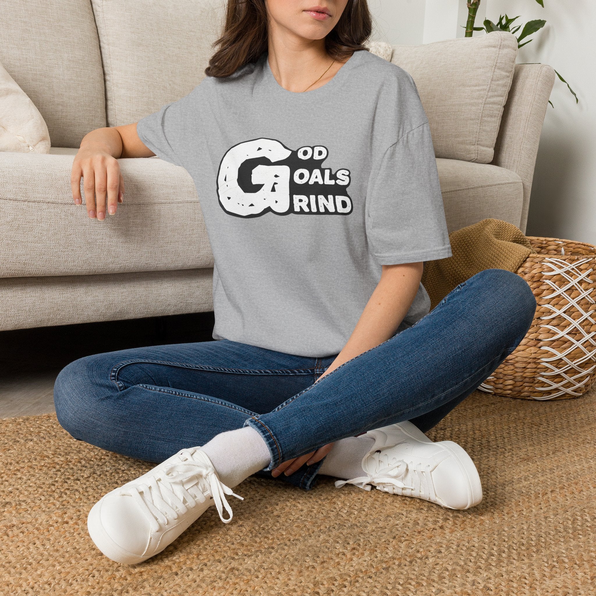God, Goals, Grind Graphic T-Shirt