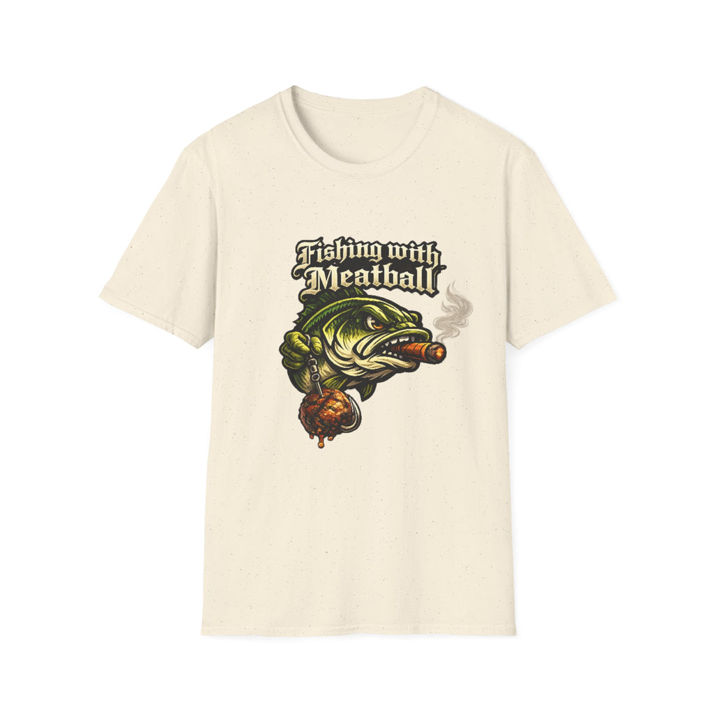 Title: Fishing with Meatball Graphic Tee