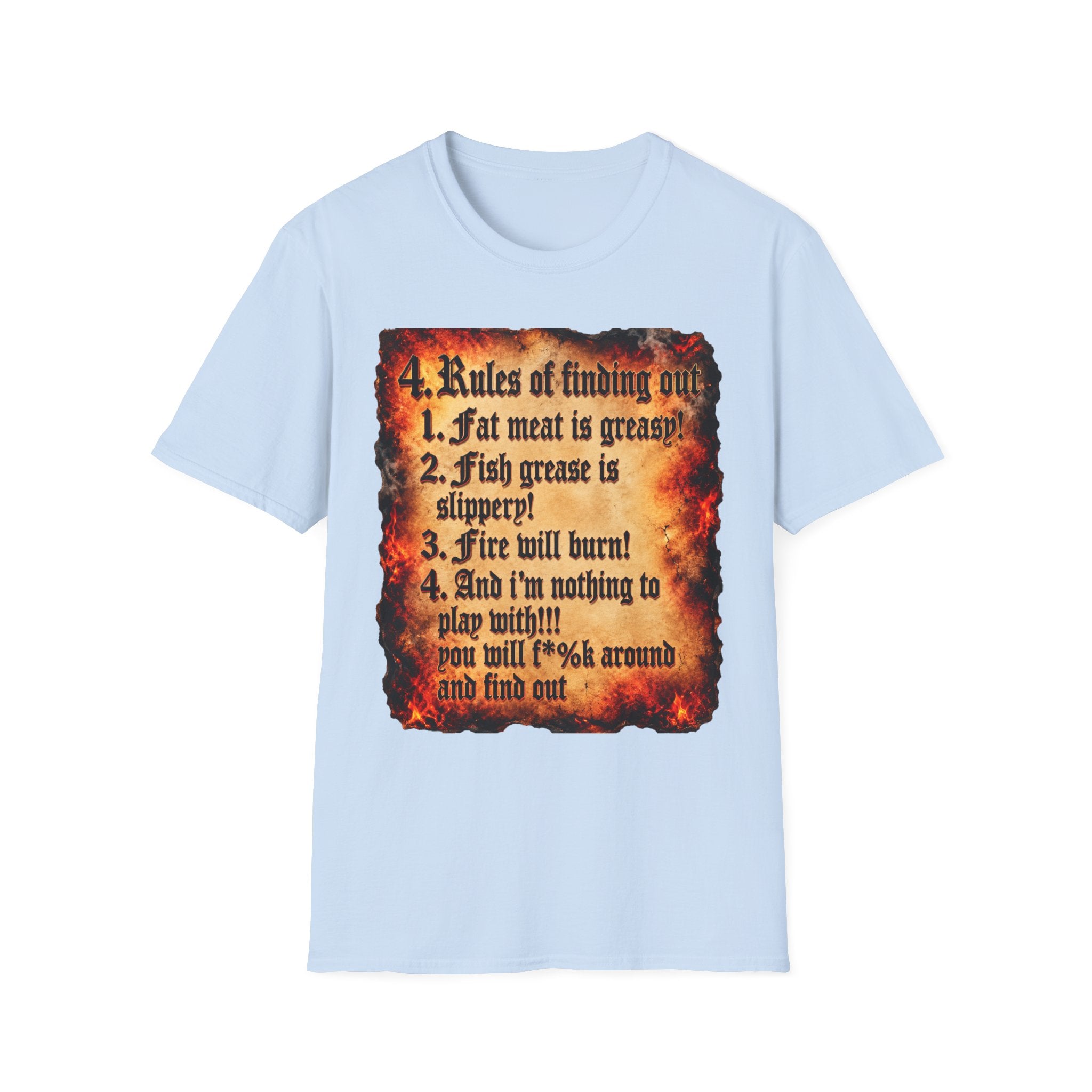 4 Rules of Finding Out Graphic T-Shirt