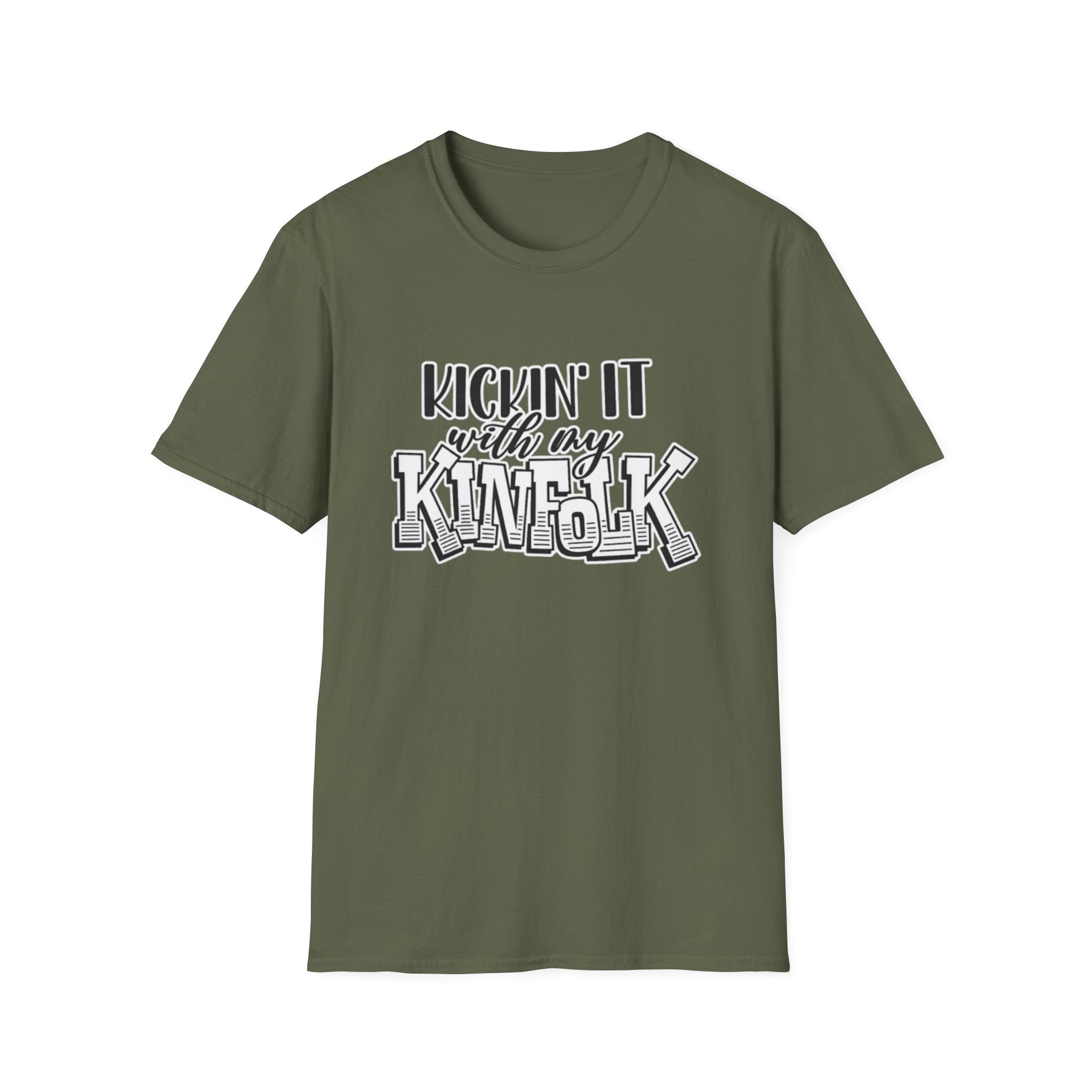 Kinfolk Family T-Shirt — "Kickin It With My Kinfolk"
