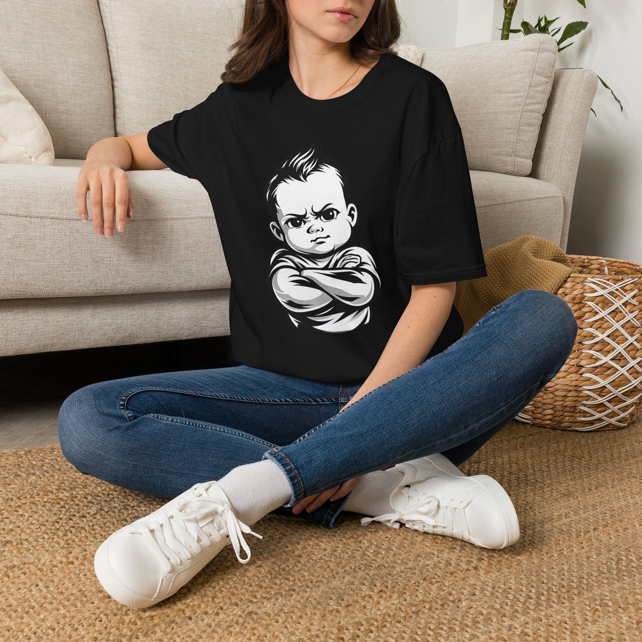 Baby Boss Arm Fold Graphic Tee
