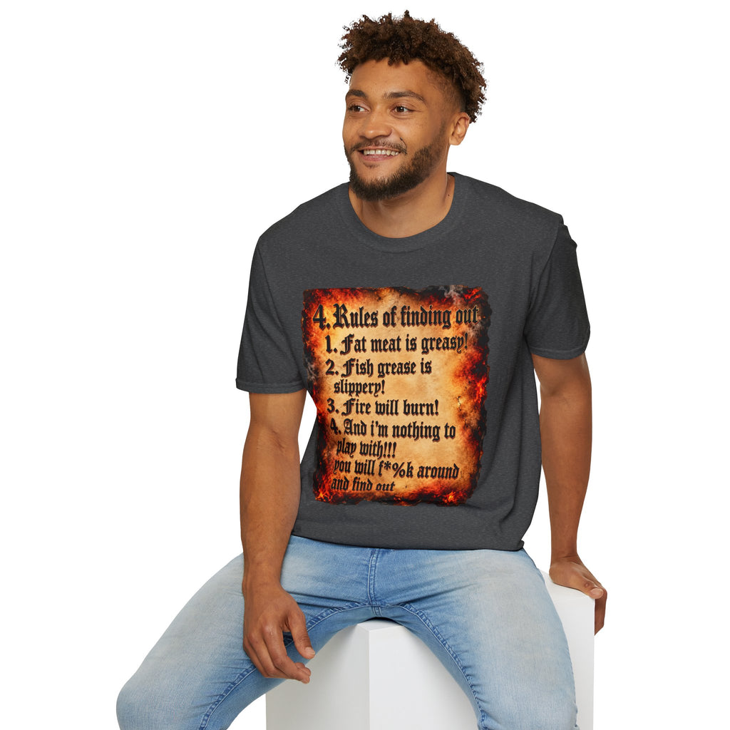 4 Rules of Finding Out Graphic T-Shirt
