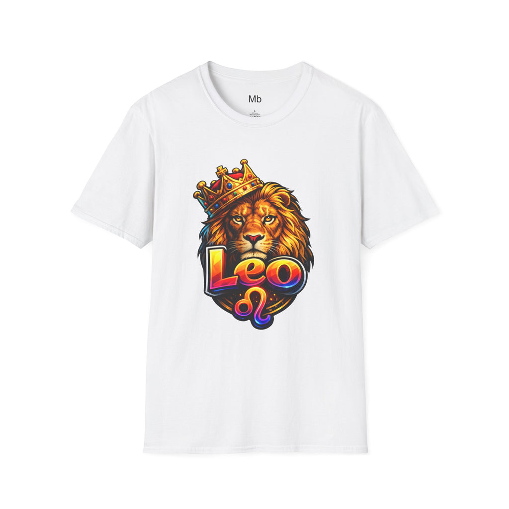 Leo King Graphic T-Shirt | Zodiac Lion Crown Tee