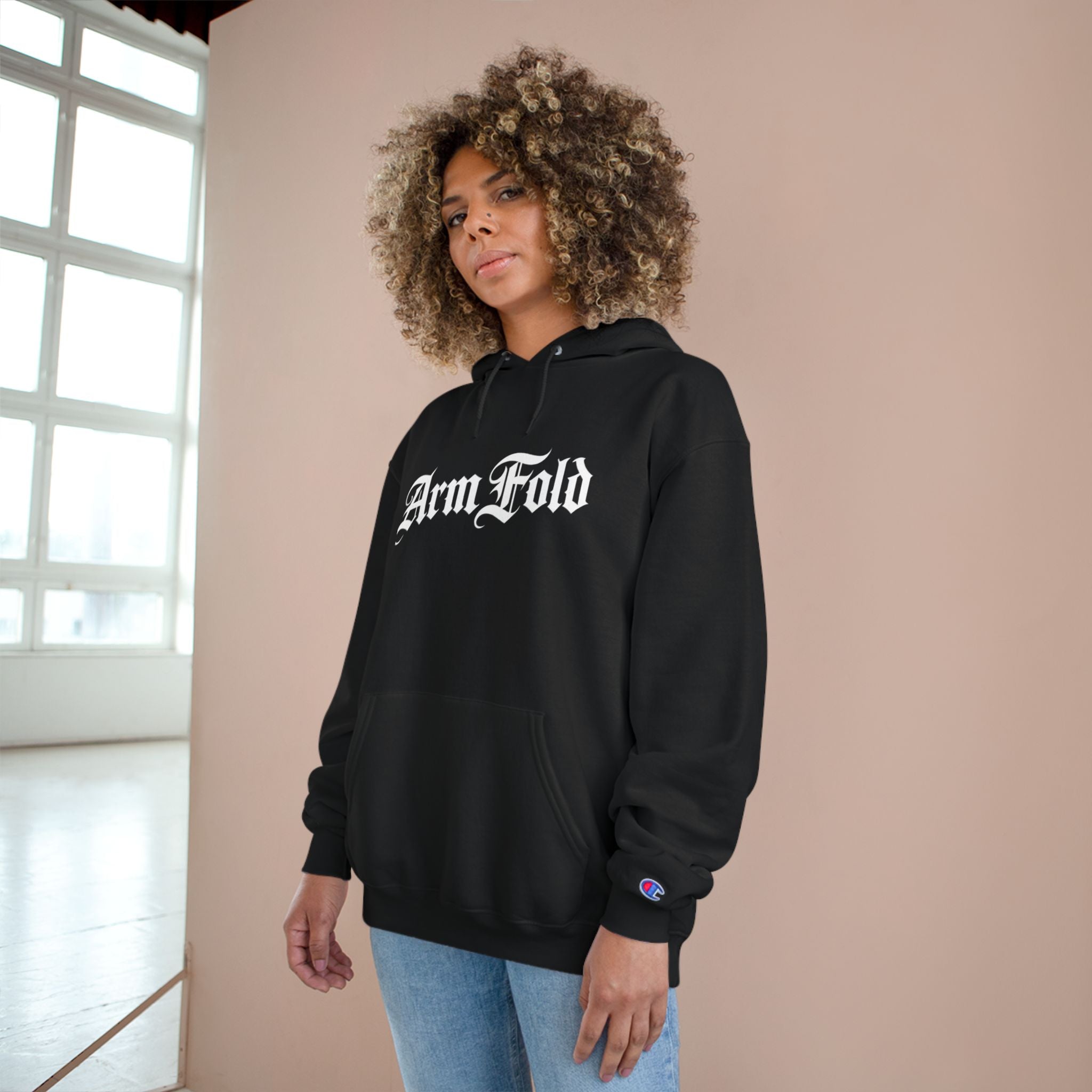 Arm Fold Old English Graphic T-Shirt | Gothic Streetwear Tee
