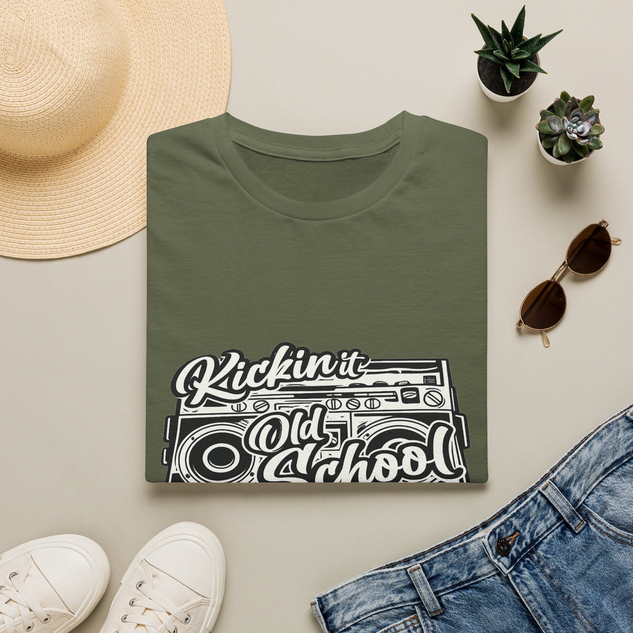 Kickin' It Old School Graphic T-Shirt