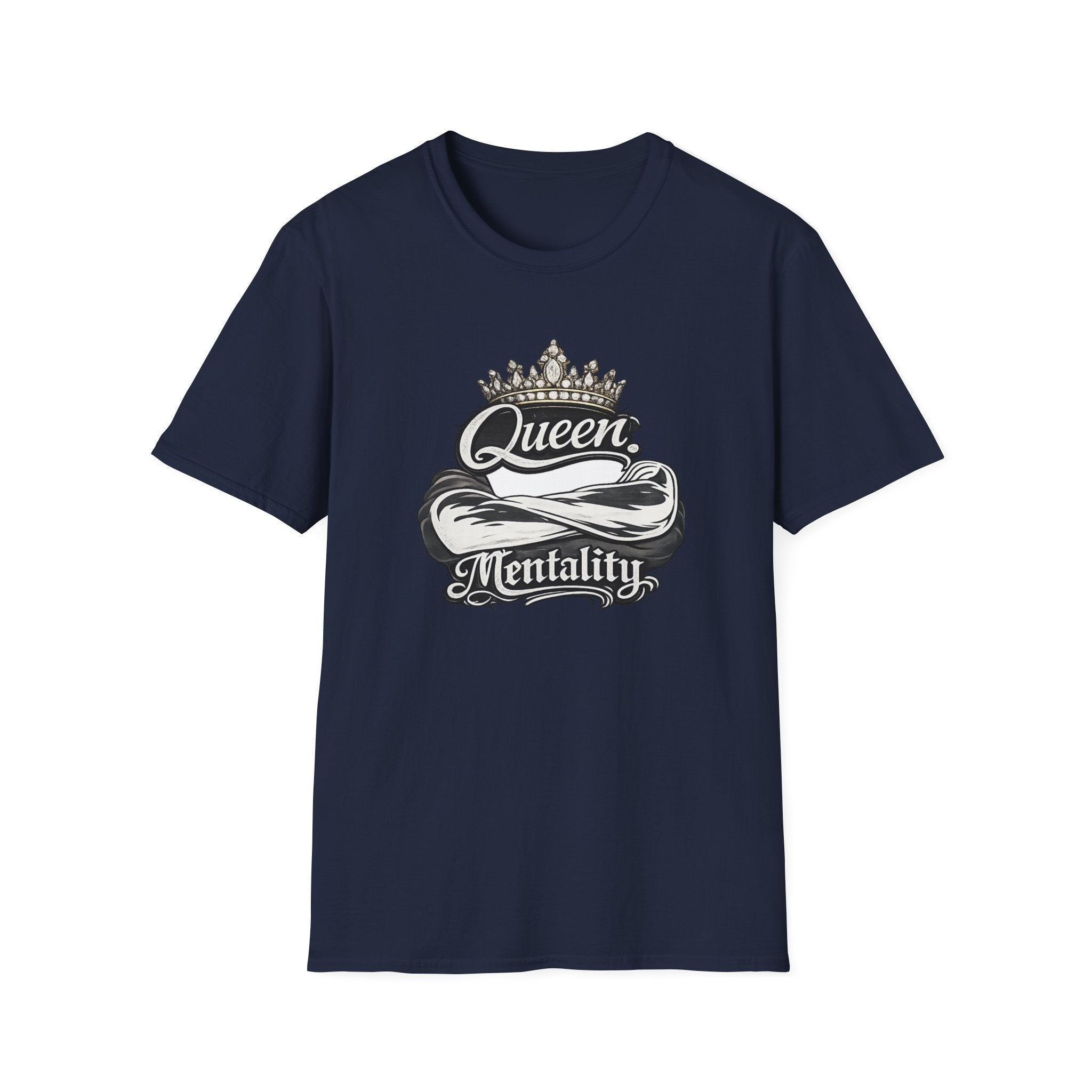 Queen Mentality T-Shirt – Crown Graphic Tee for Confident Women