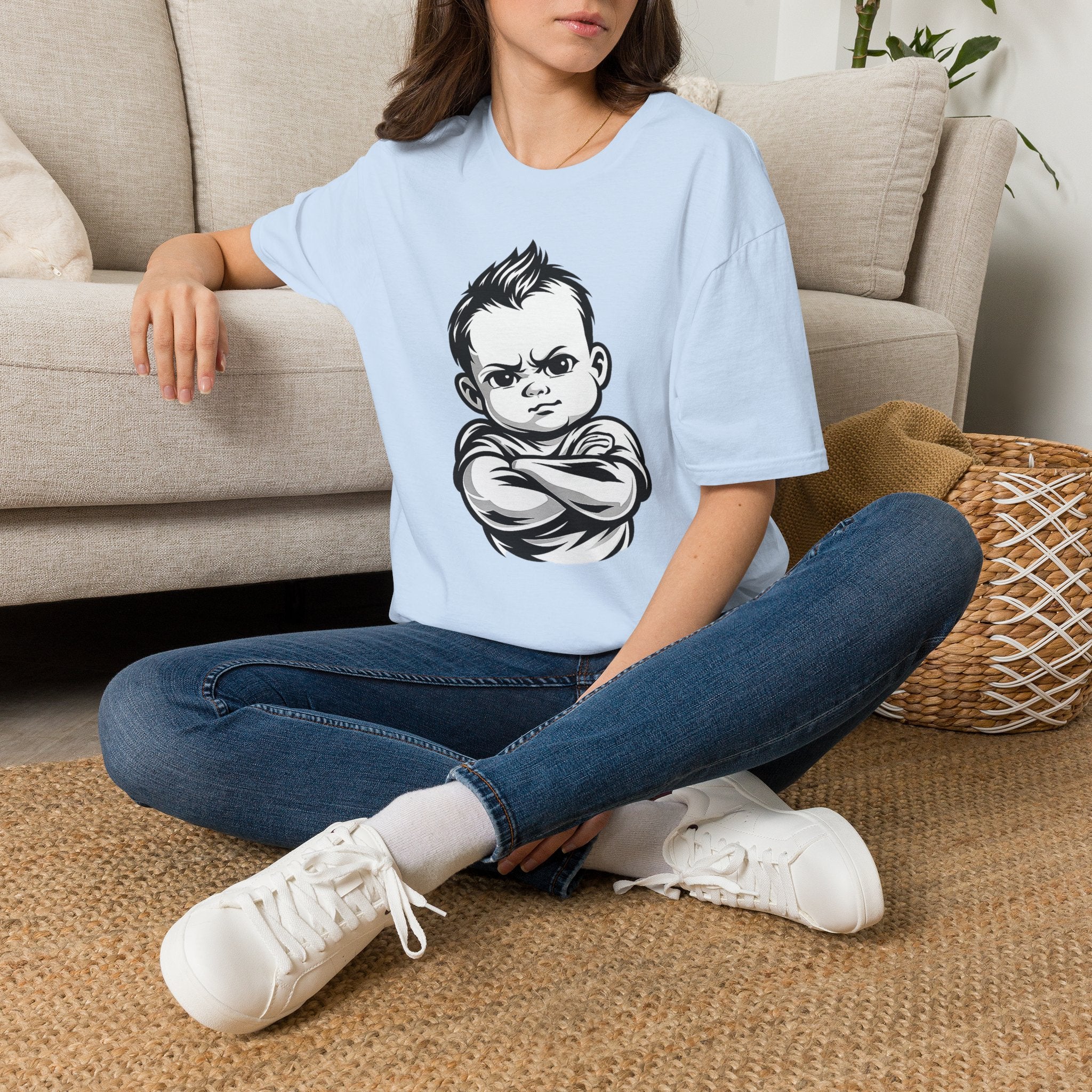 Baby Boss Arm Fold Graphic Tee