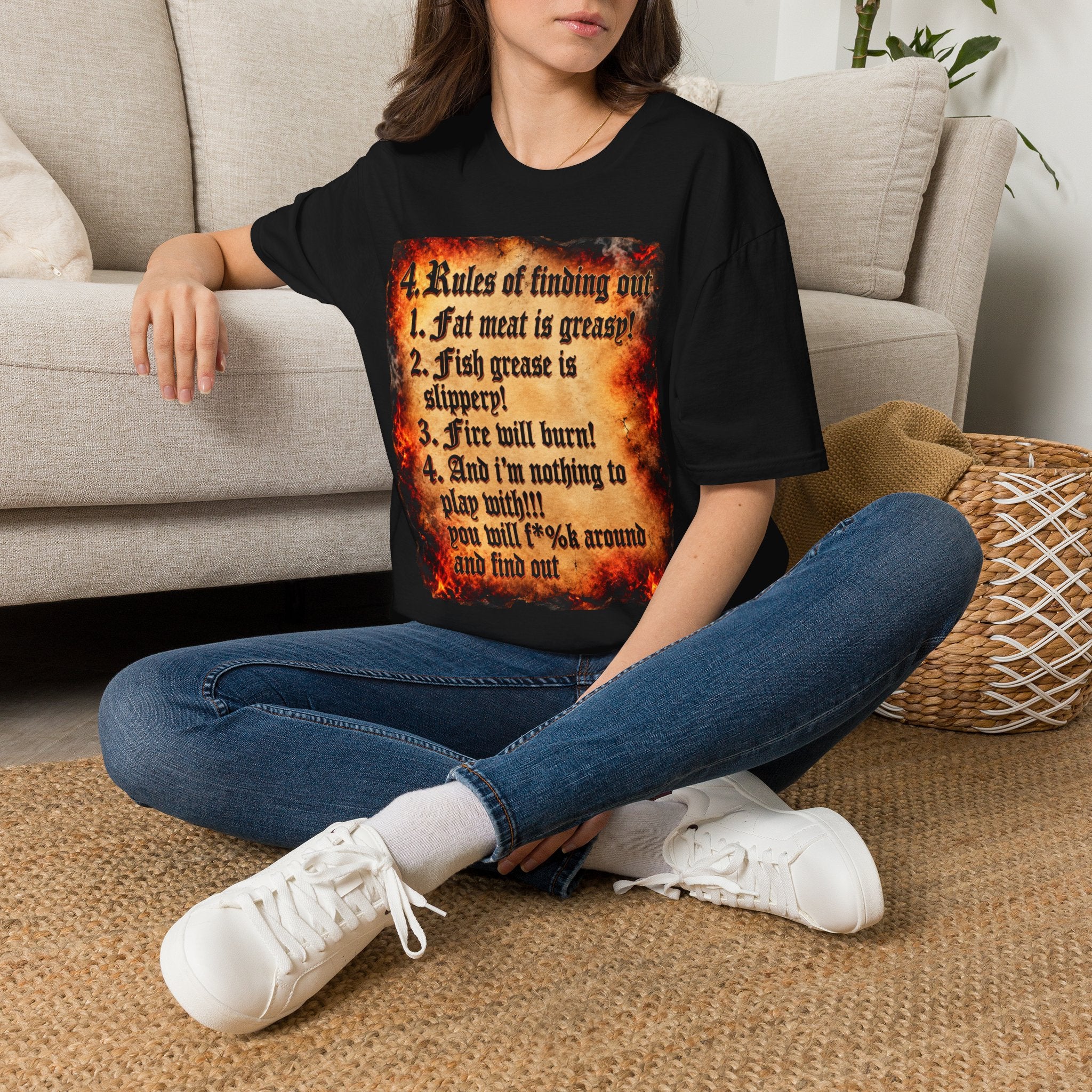 4 Rules of Finding Out Graphic T-Shirt