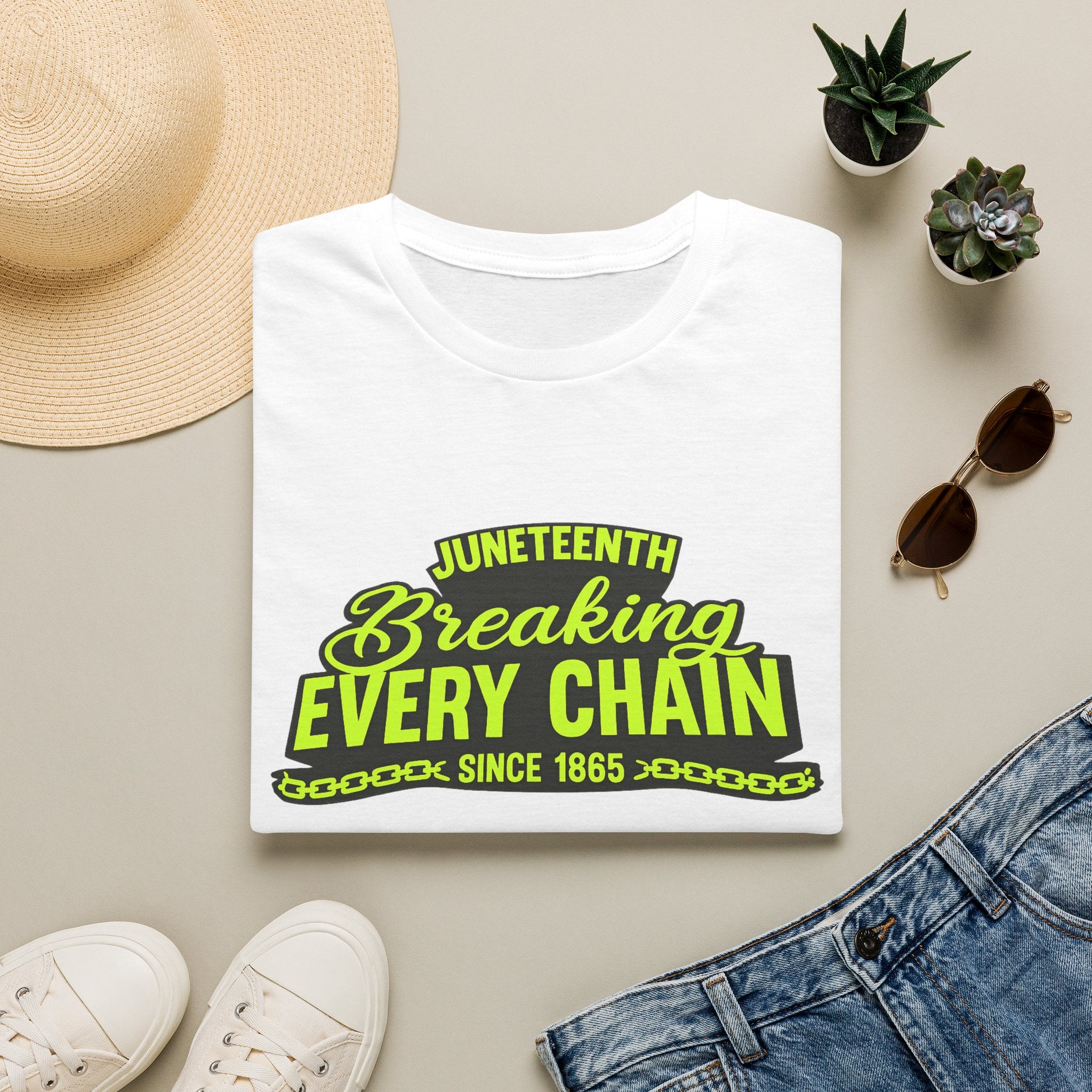 Juneteenth – Breaking Every Chain Since 1865 Graphic T-Shirt