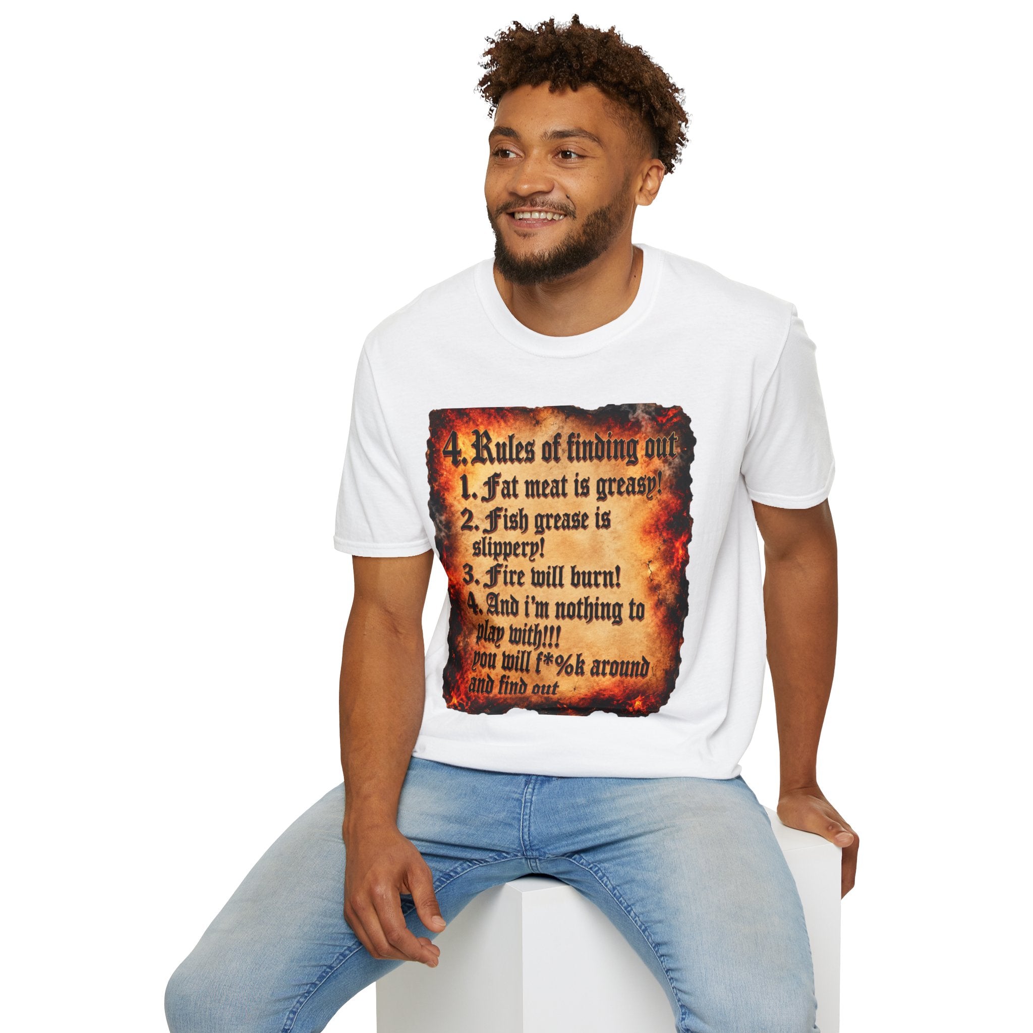 4 Rules of Finding Out Graphic T-Shirt