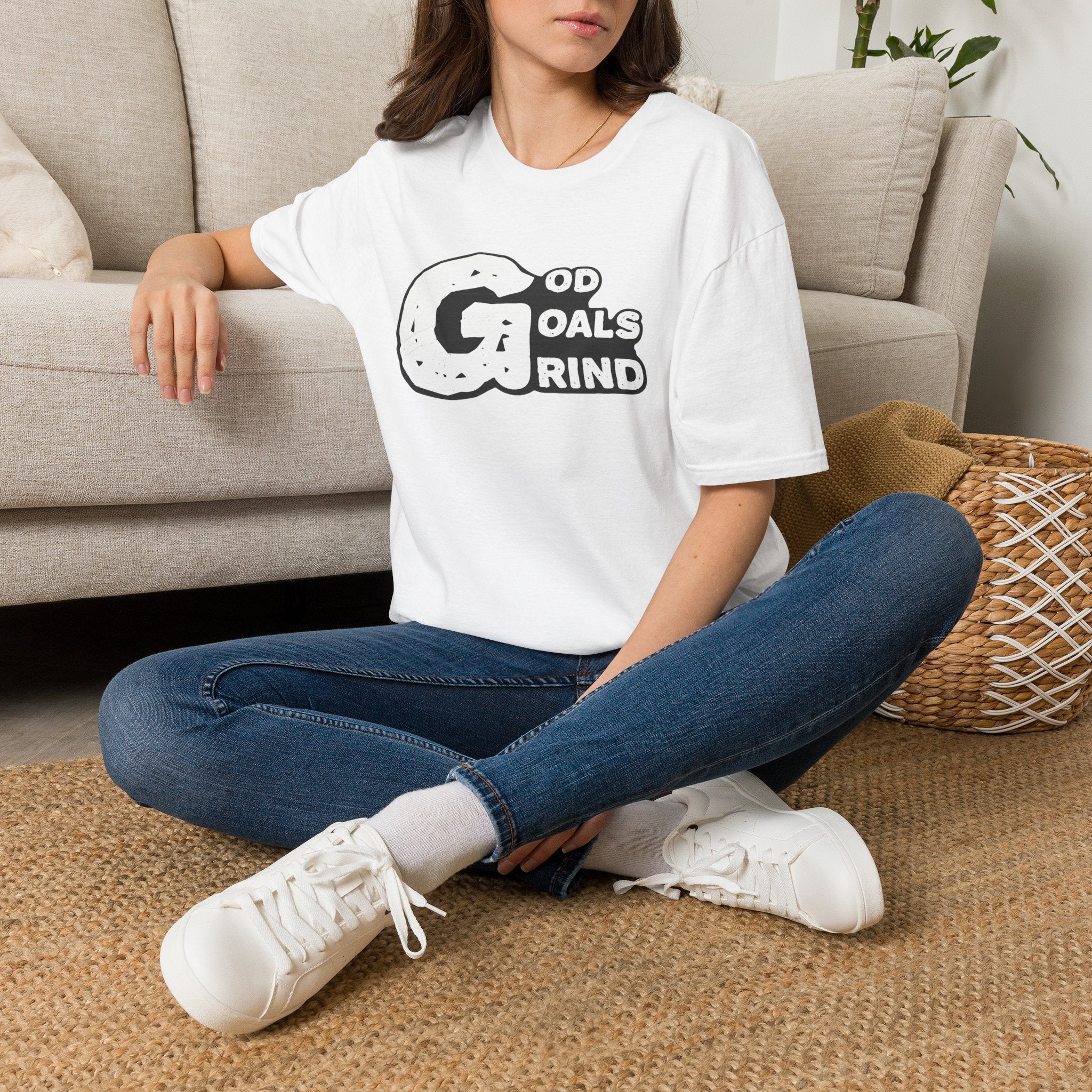 God, Goals, Grind Graphic T-Shirt