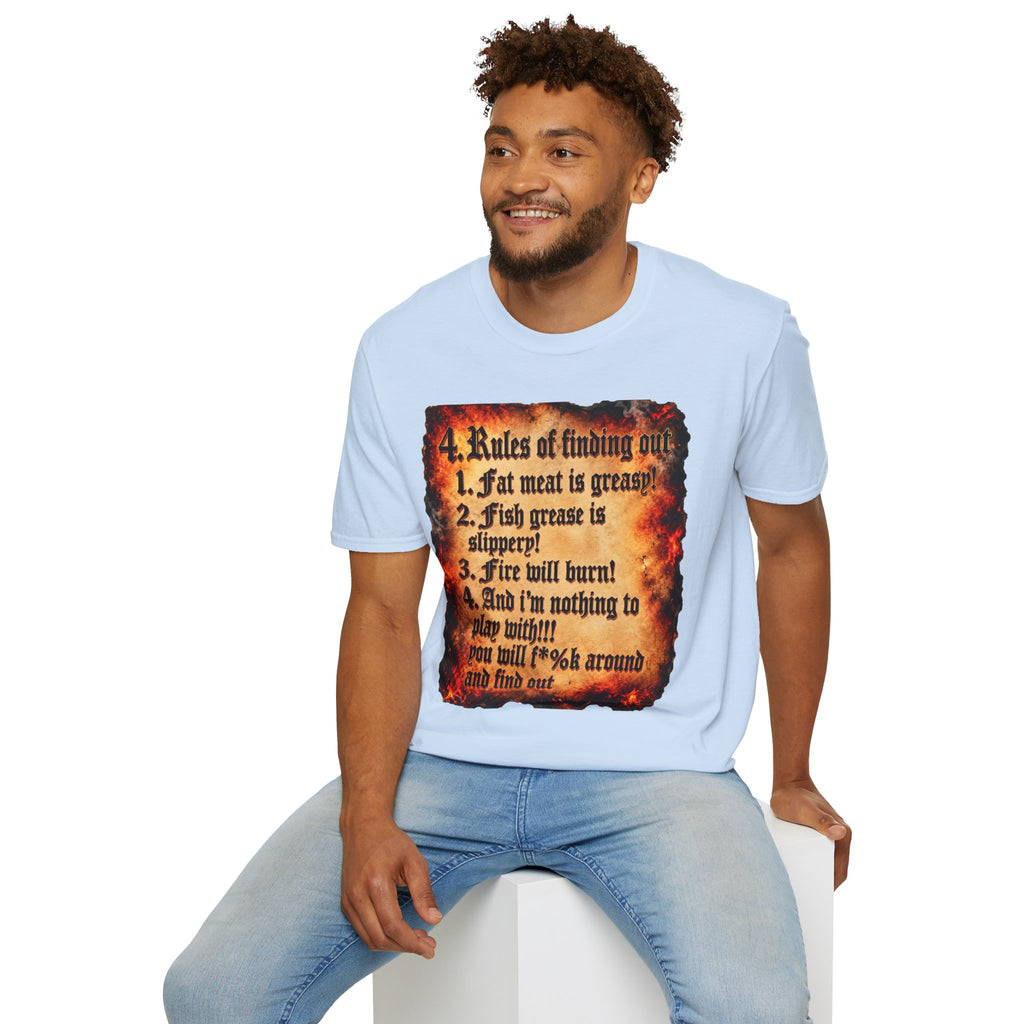4 Rules of Finding Out Graphic T-Shirt