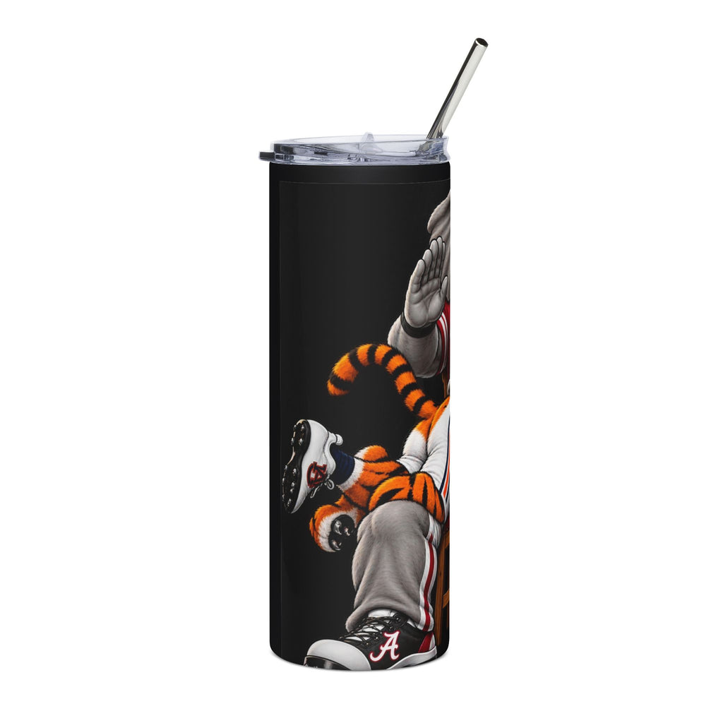 Alabama vs Auburn Rivalry Tumbler – Roll Tide Game Day Cup Stainless Steel Tumbler, 20 oz