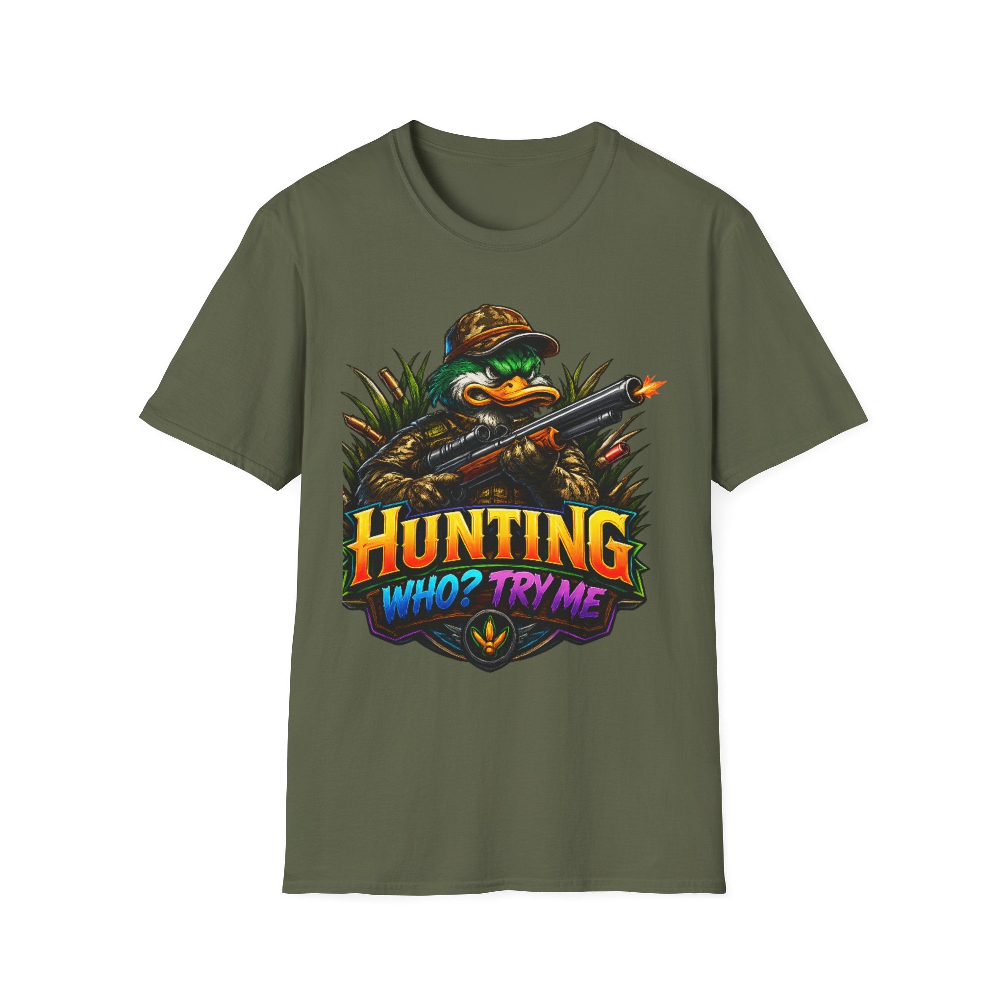 Hunting Graphic Unisex Softstyle T-Shirt