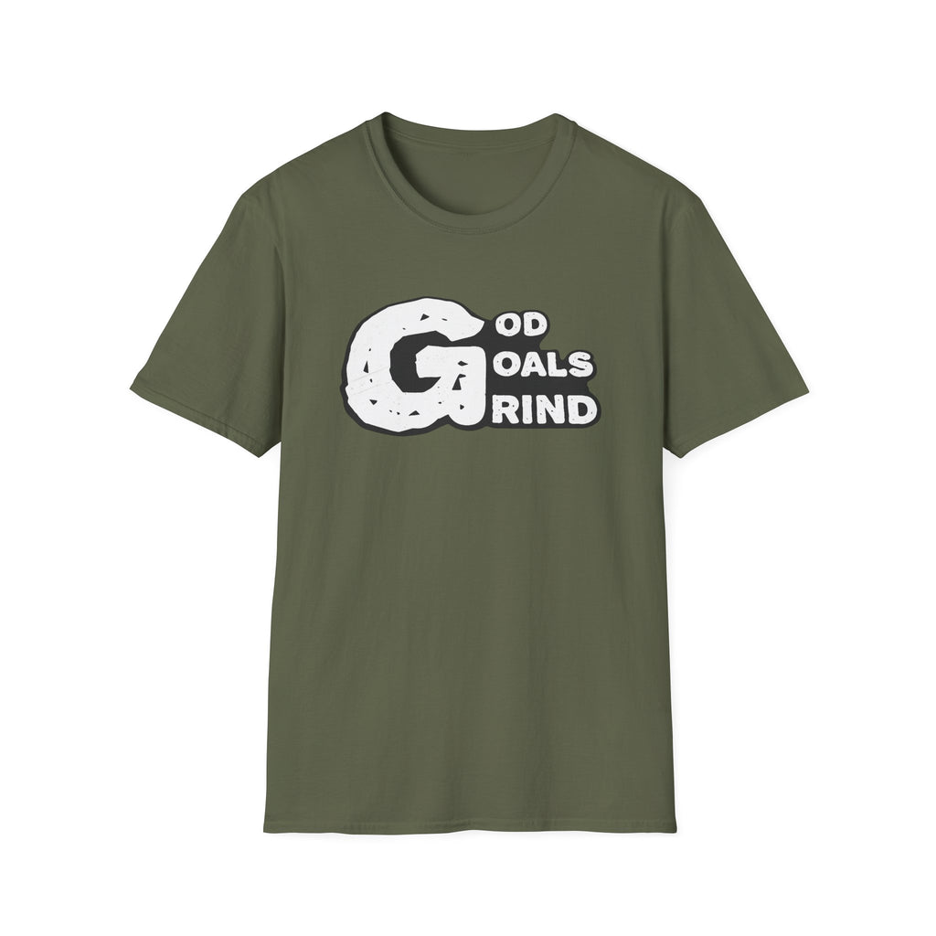 God, Goals, Grind Graphic T-Shirt