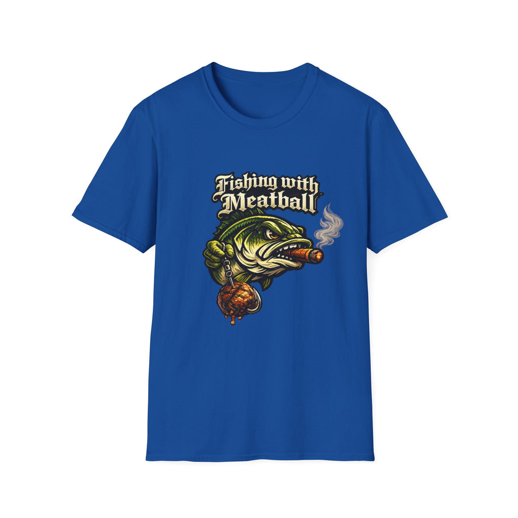 Title: Fishing with Meatball Graphic Tee
