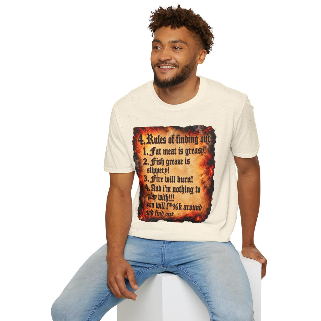 4 Rules of Finding Out Graphic T-Shirt