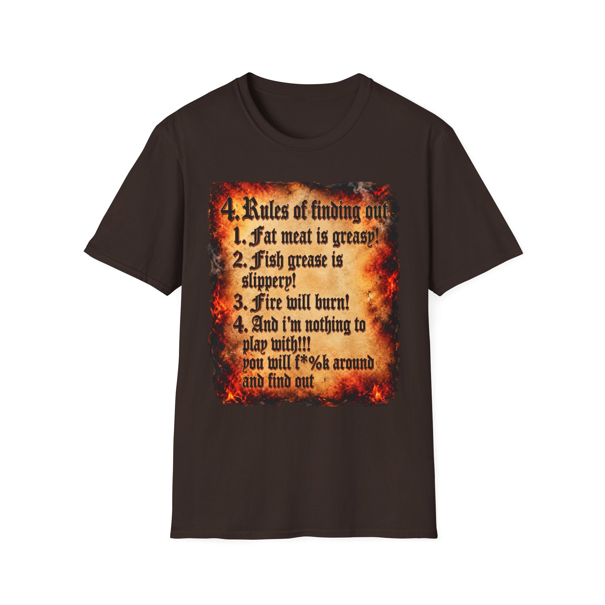 4 Rules of Finding Out Graphic T-Shirt
