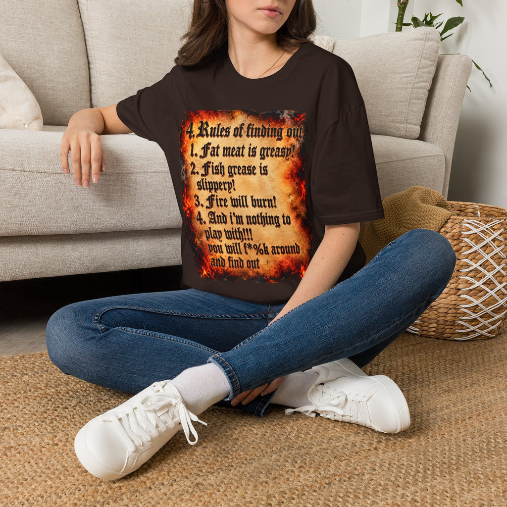 4 Rules of Finding Out Graphic T-Shirt