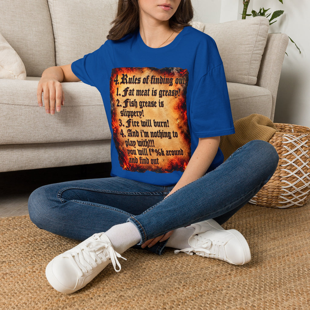 4 Rules of Finding Out Graphic T-Shirt