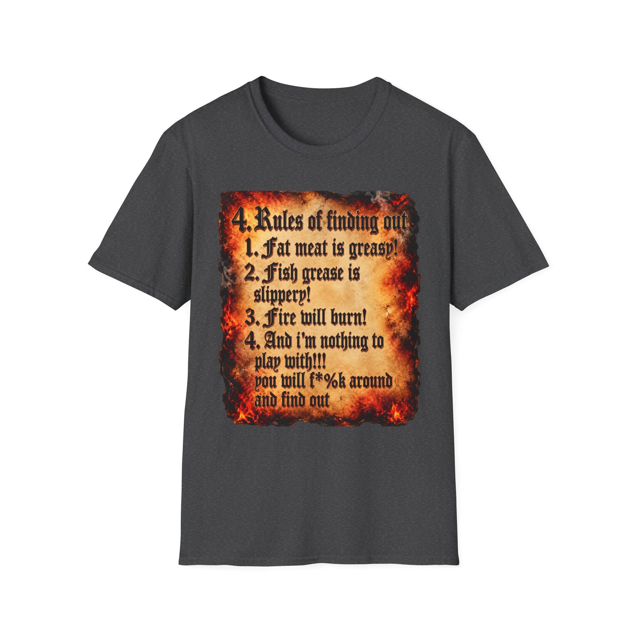 4 Rules of Finding Out Graphic T-Shirt