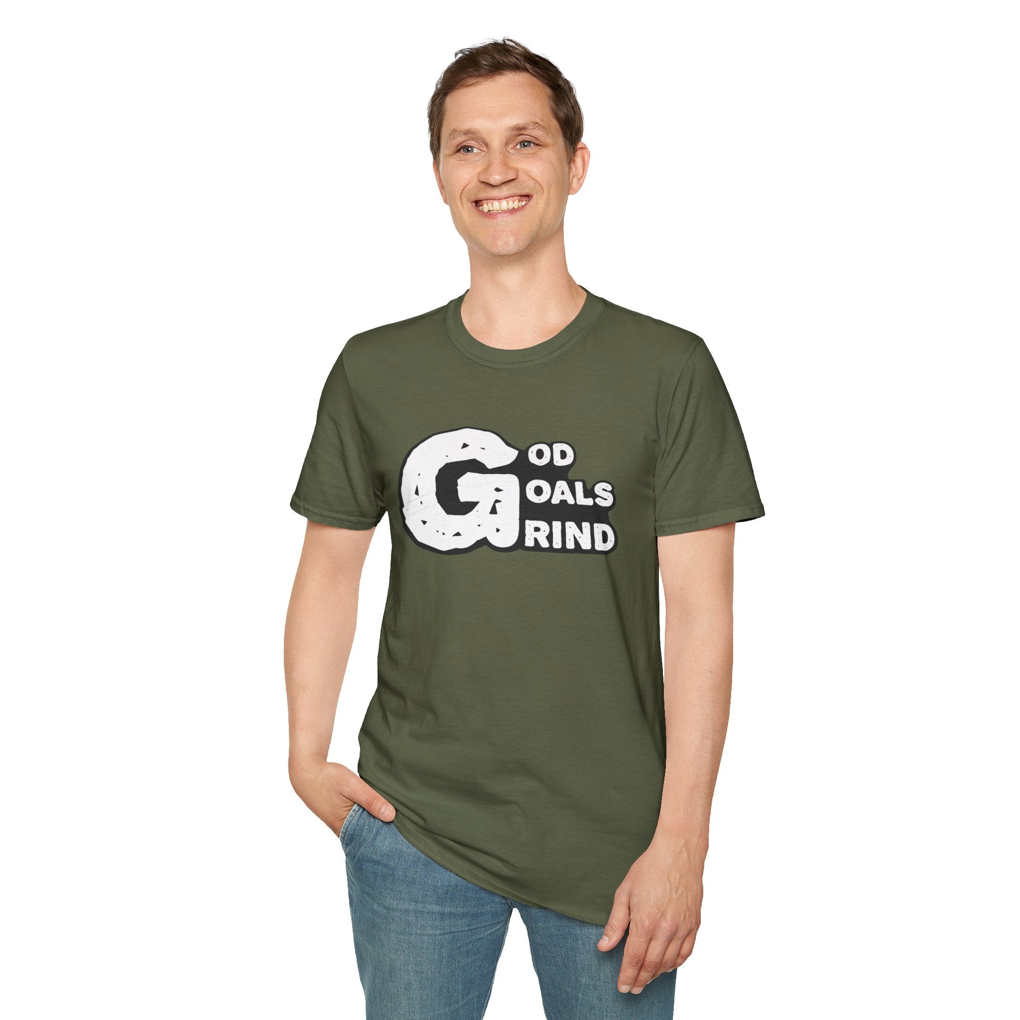 God, Goals, Grind Graphic T-Shirt