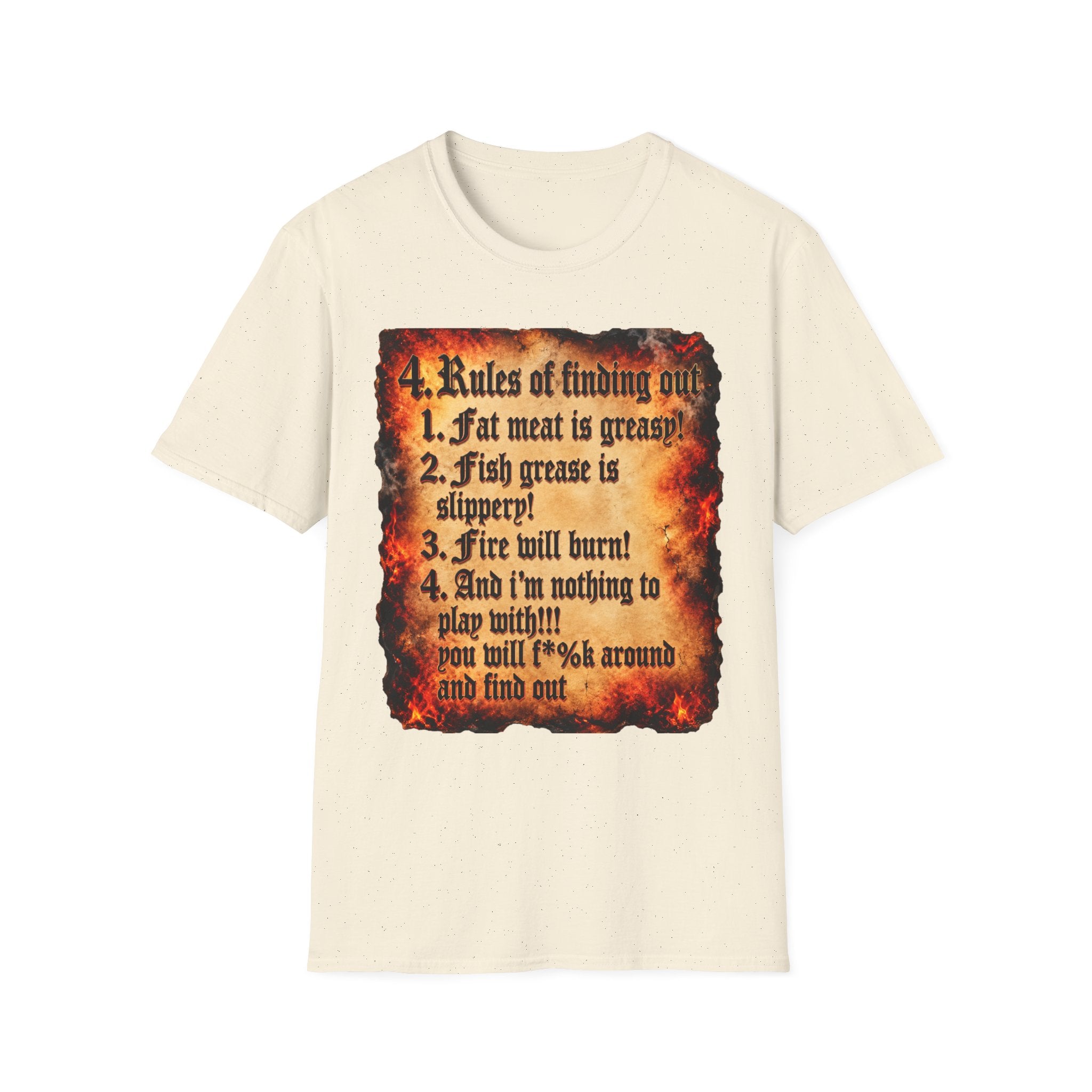 4 Rules of Finding Out Graphic T-Shirt