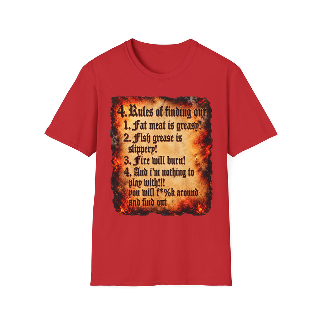 4 Rules of Finding Out Graphic T-Shirt
