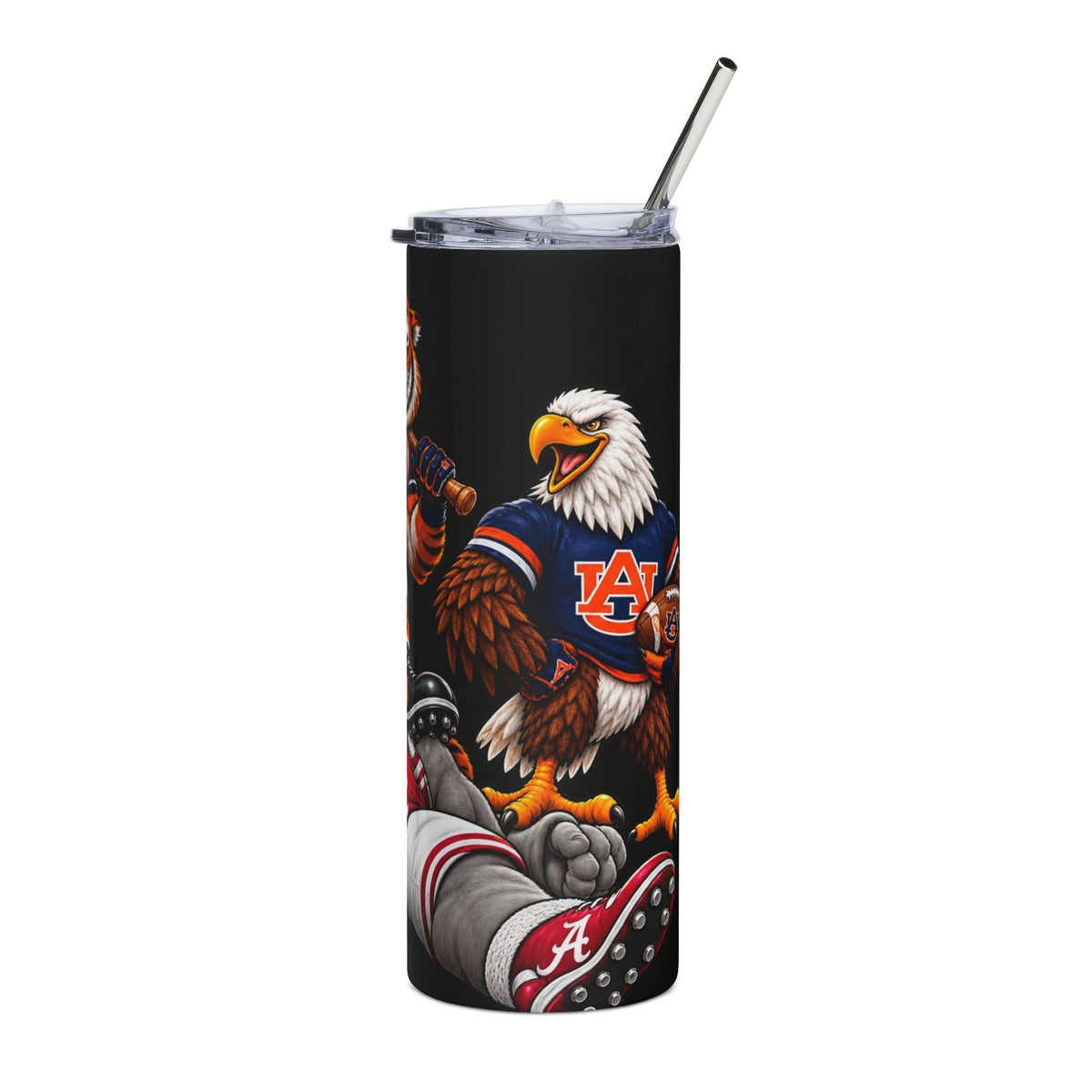 “Auburn vs Alabama Rivalry Tumbler.” Stainless Steel Tumbler, 20oz